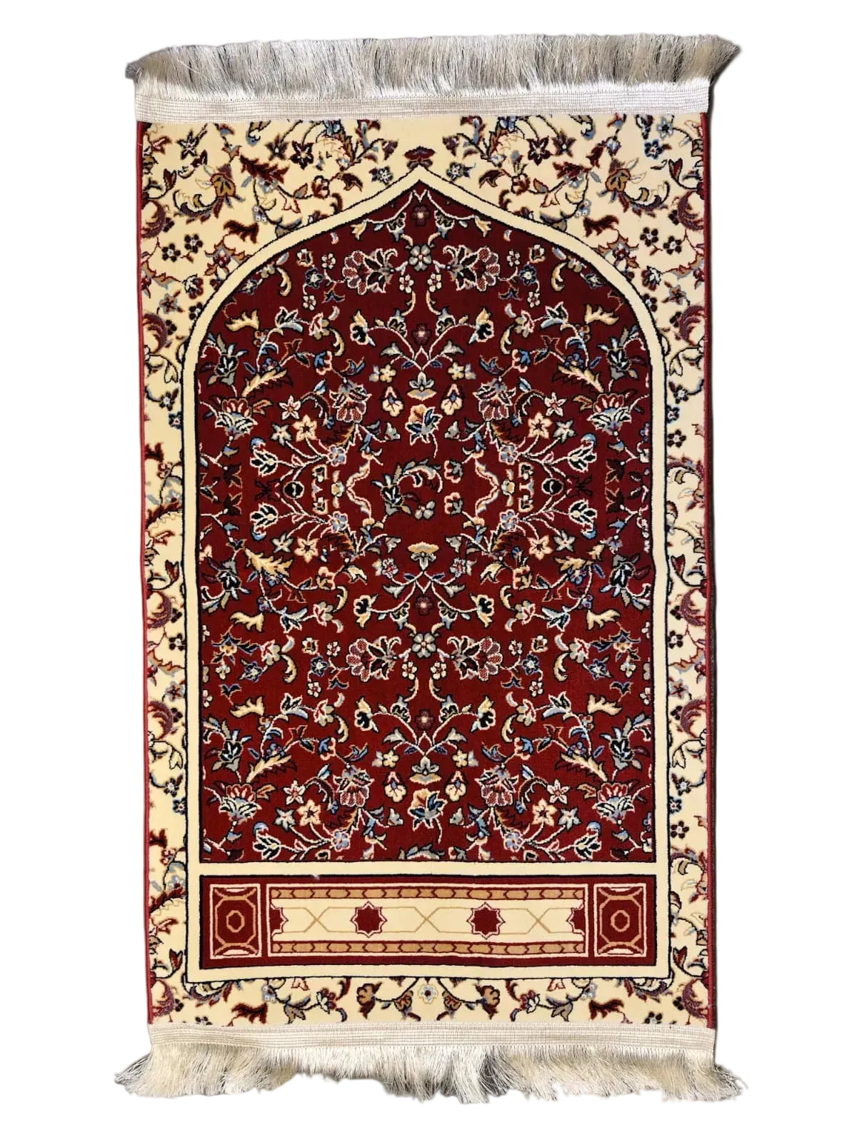 Medina Prayer Rug / Carpet By MADA 0346-Red by Burdaclothing