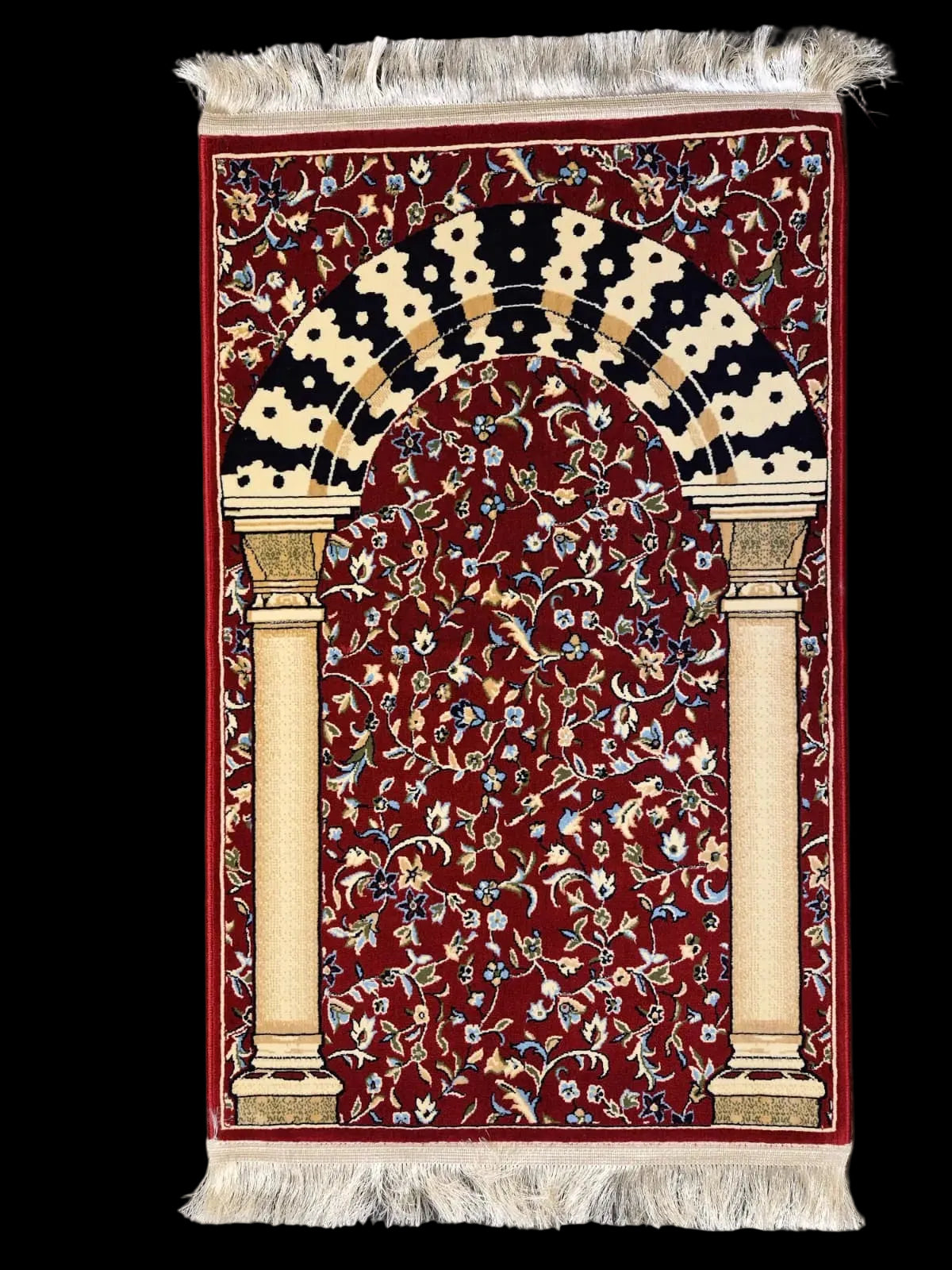 Medina Prayer Rug / Carpet By MADA 2309-Red by Burdaclothing