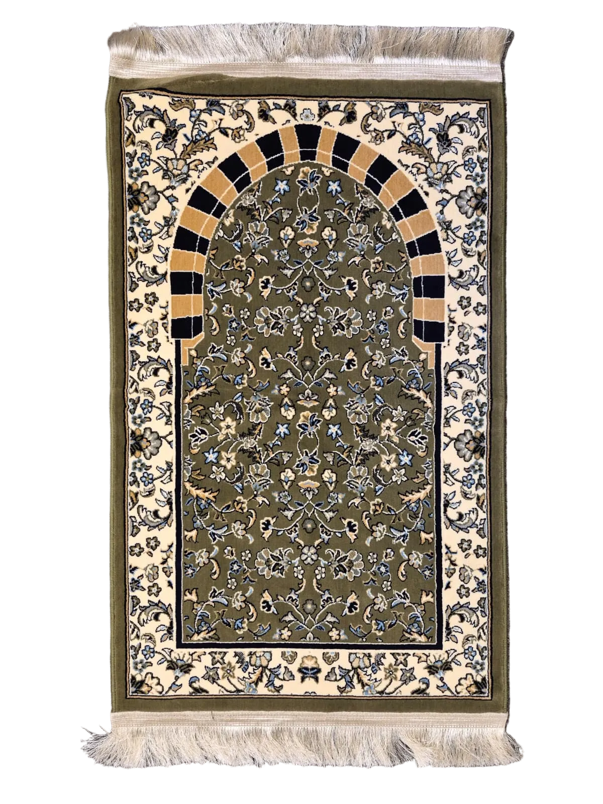 Medina Prayer Rug / Carpet By MADA 2443-Green by Burdaclothing