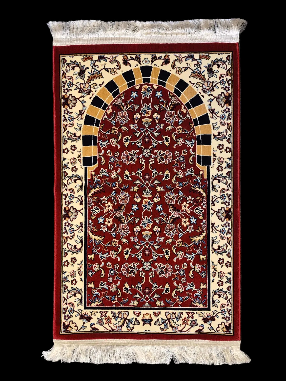 Medina Prayer Rug / Carpet By MADA 2443-Red by Burdaclothing