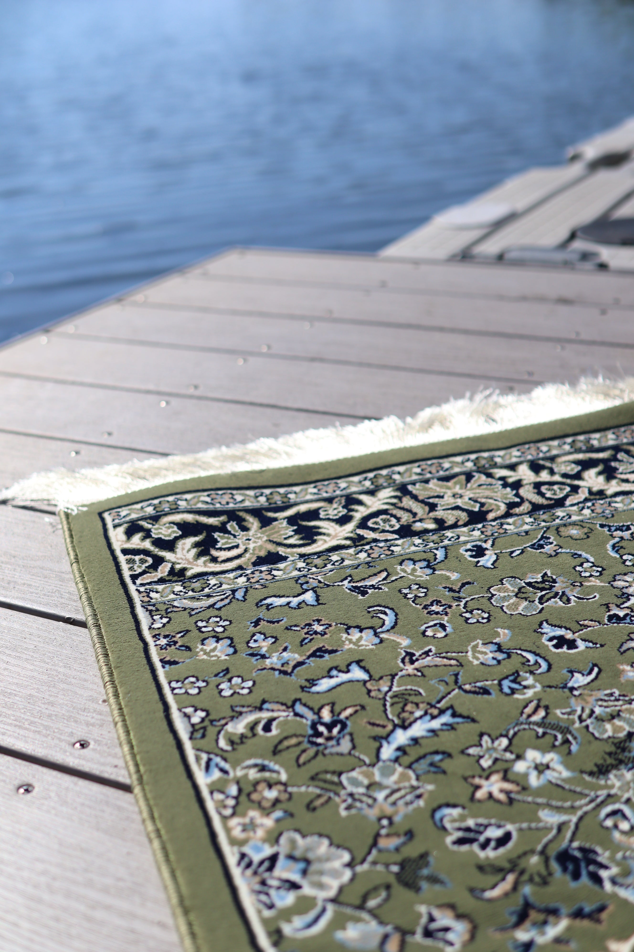 Medina Quba Carpet 2312-Green by Burdaclothing