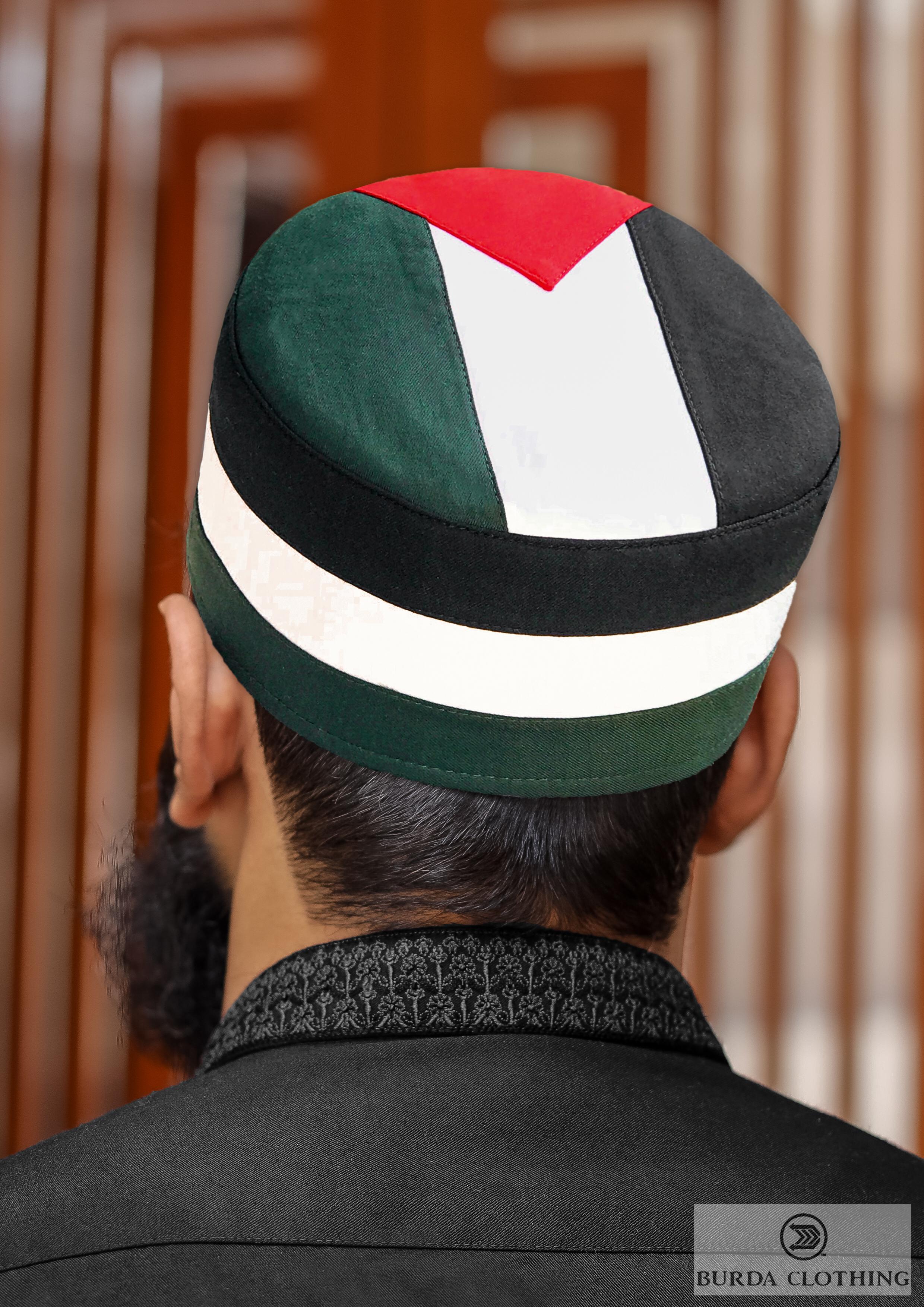 burdaclothing Palestine Flag Kufi