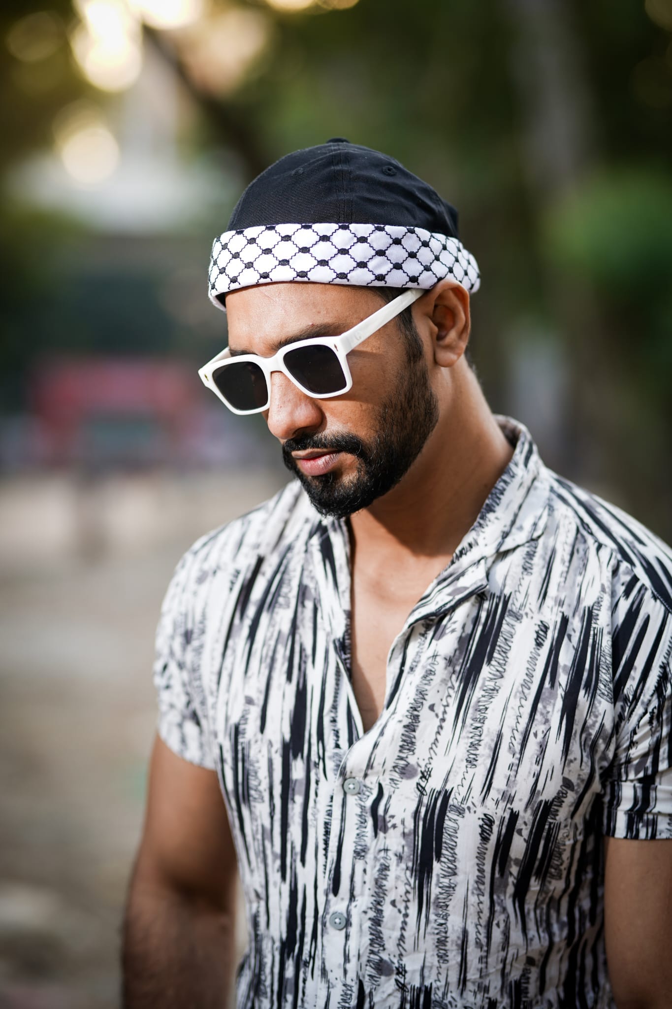 Burdaclothing Palestine Kufiya Brimless Hat