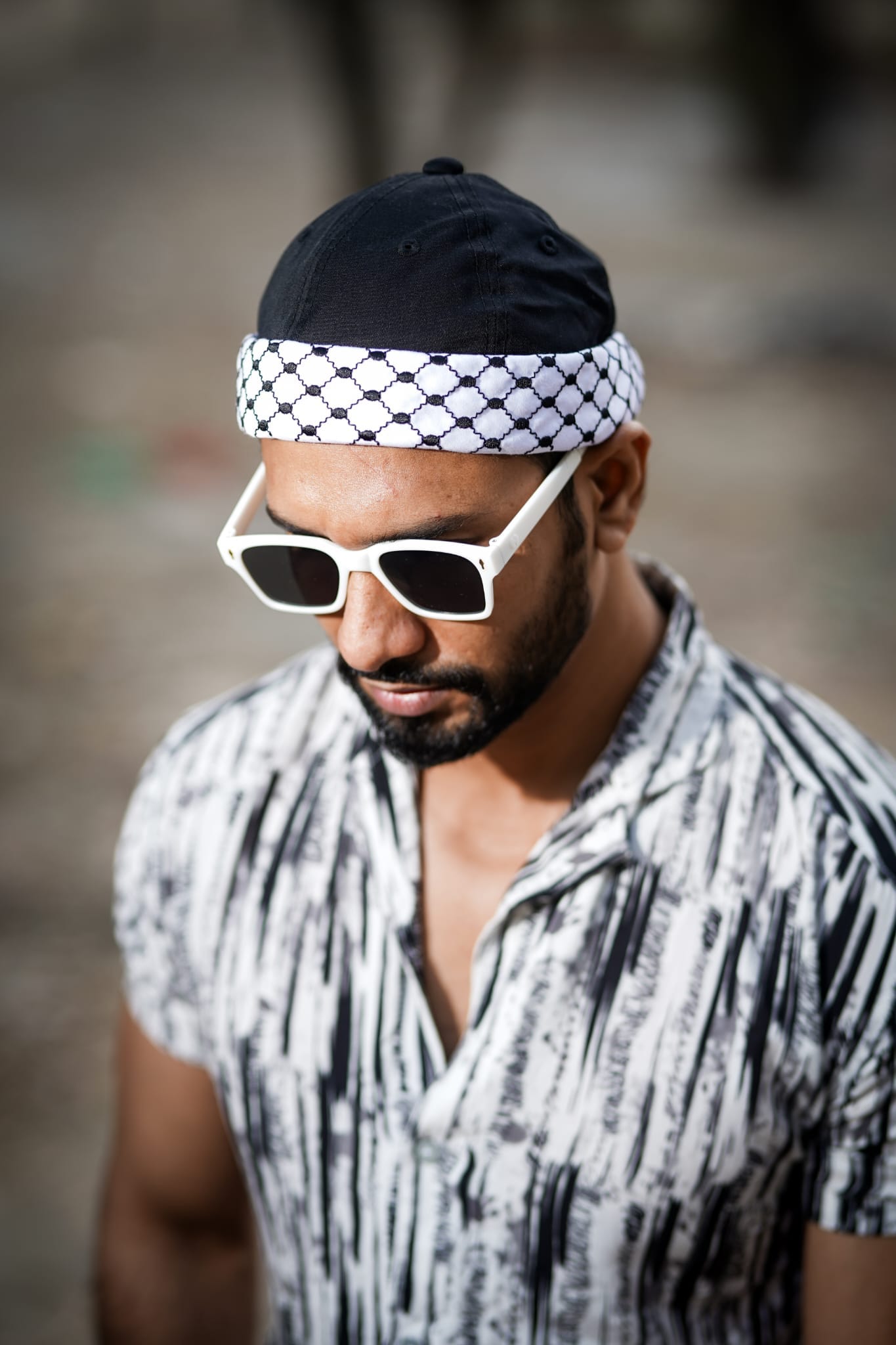 Burdaclothing Palestine Kufiya Brimless Hat