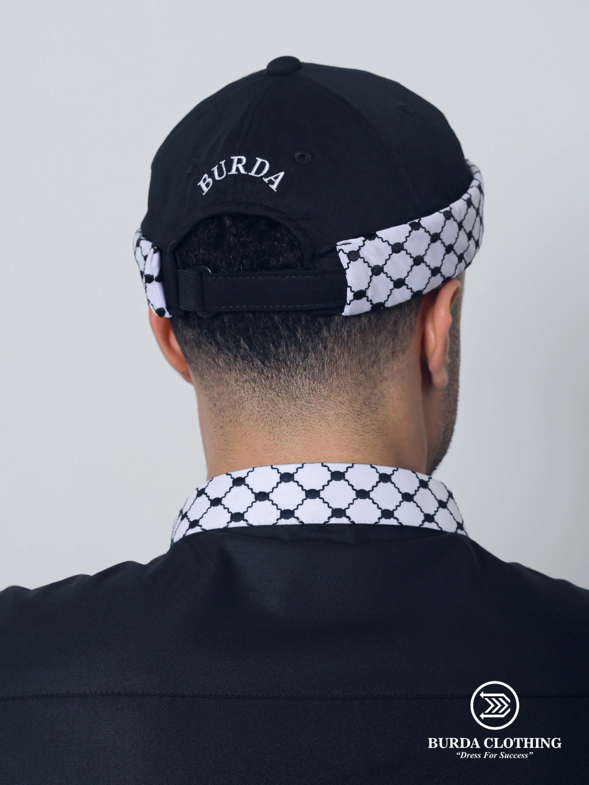 Palestine Kufiya Brimless Hat by Burdaclothing