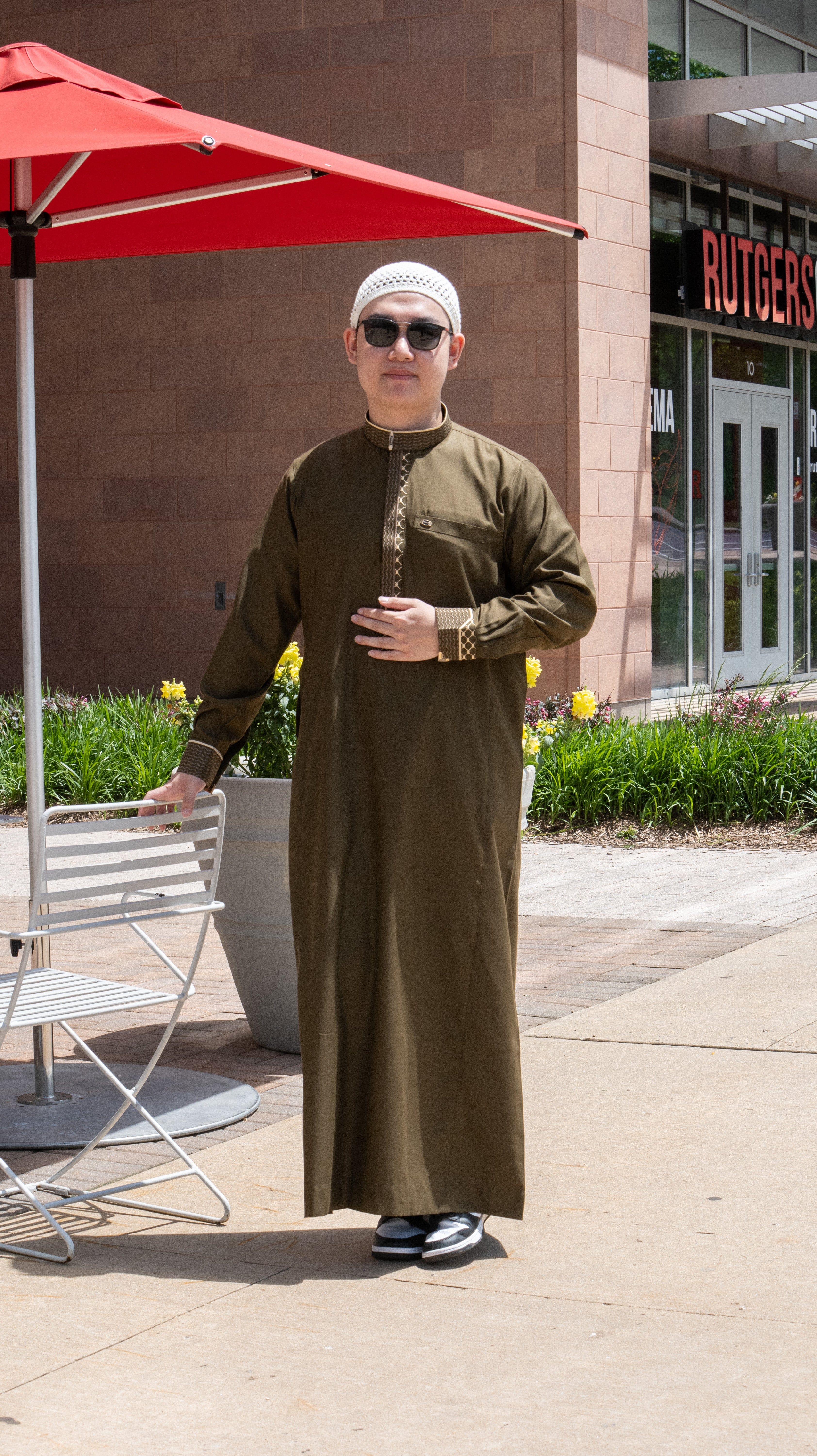 Burdaclothing Palestine Kufiya Premium Thobe 116