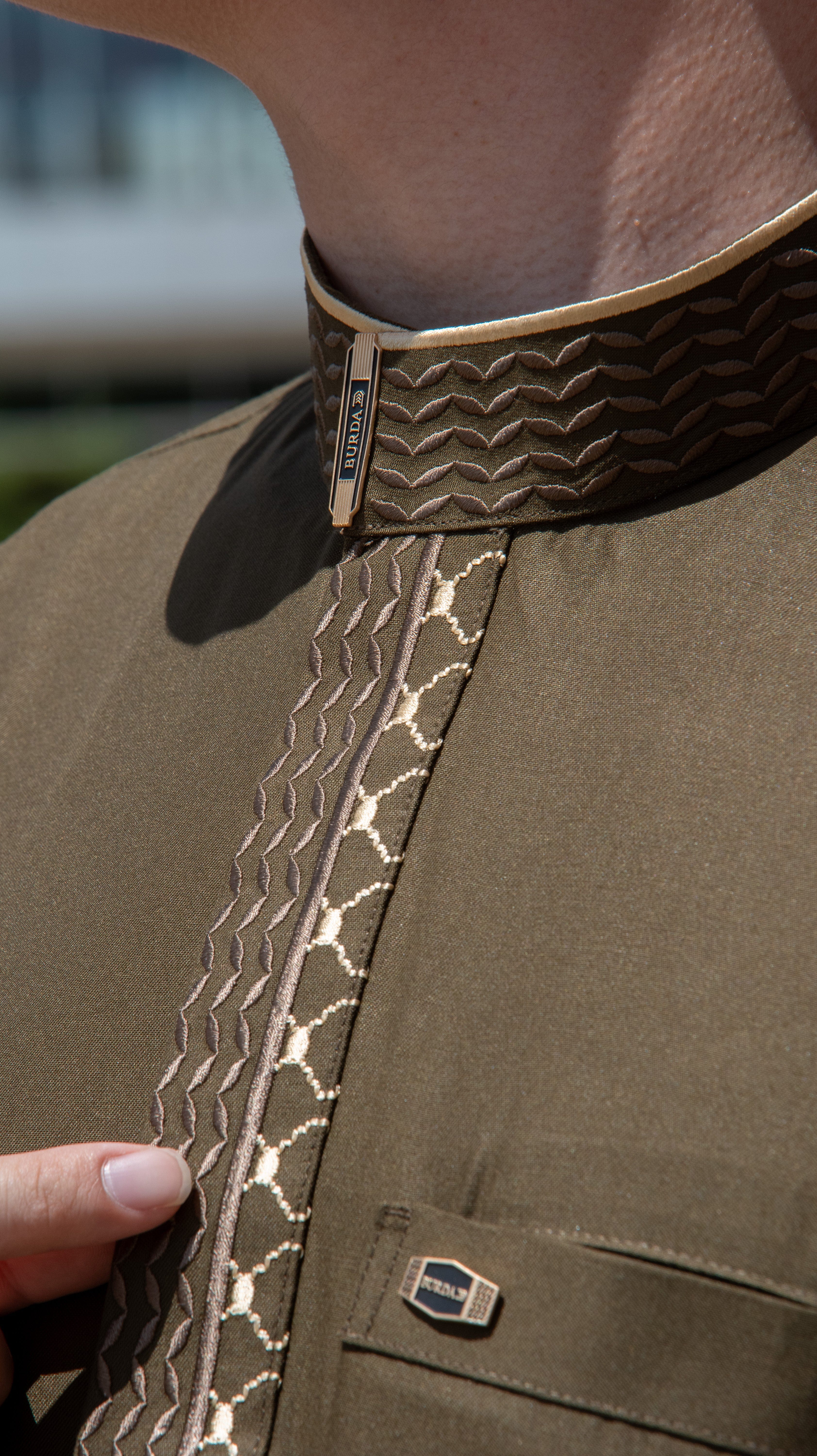 Burdaclothing Palestine Kufiya Premium Thobe 116