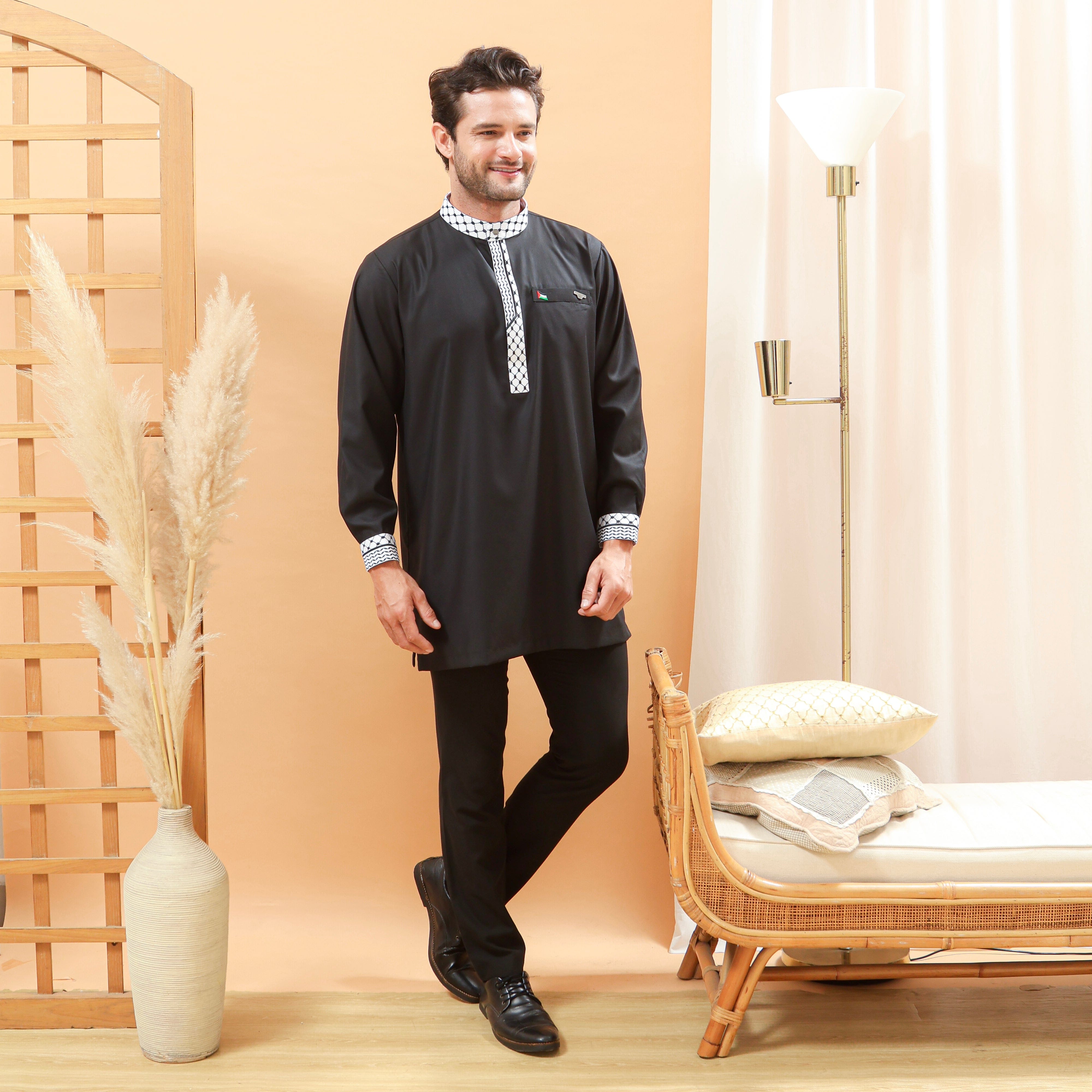 burdaclothing Palestine Premium Short Kurta