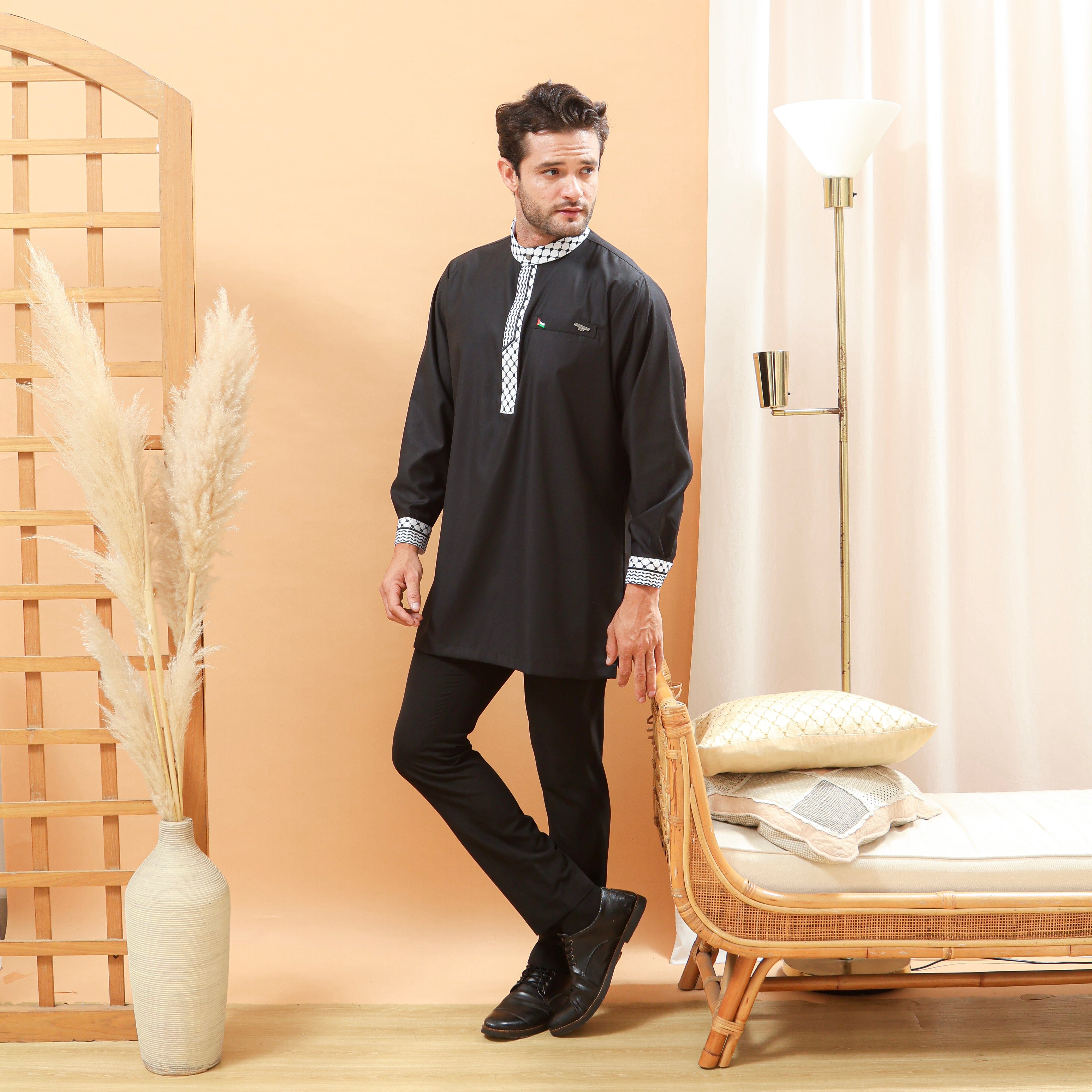 burdaclothing Palestine Premium Short Kurta