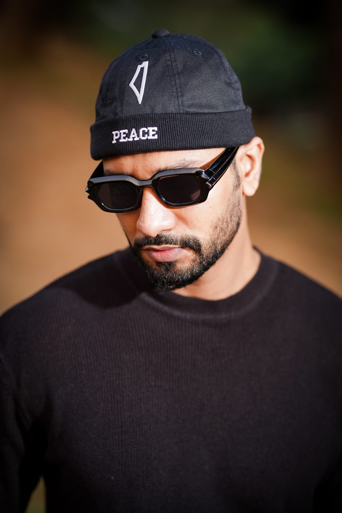 Burdaclothing Peace Brimless Hat