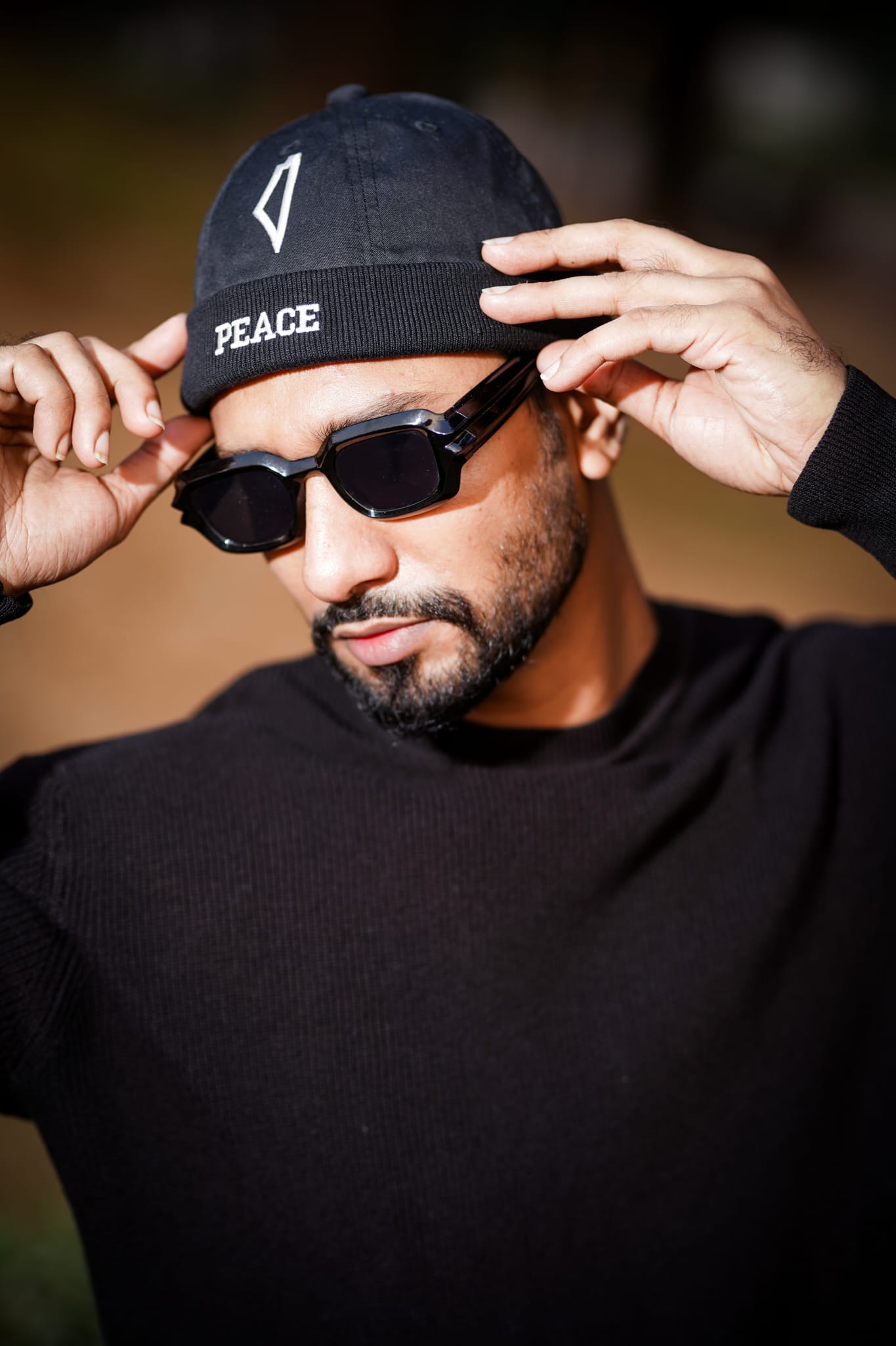 Burdaclothing Peace Brimless Hat