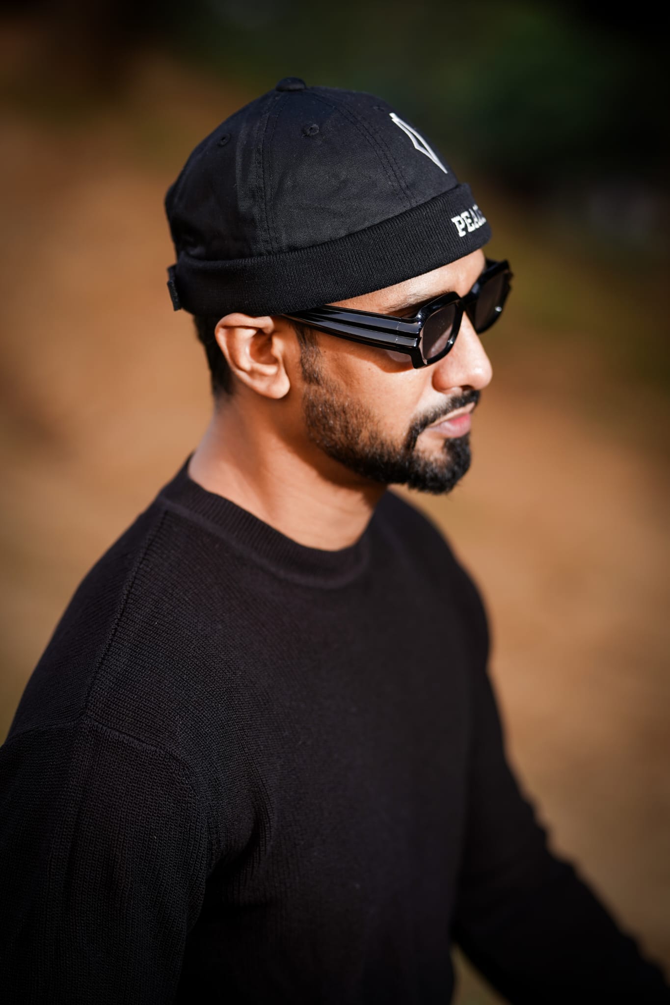 Burdaclothing Peace Brimless Hat