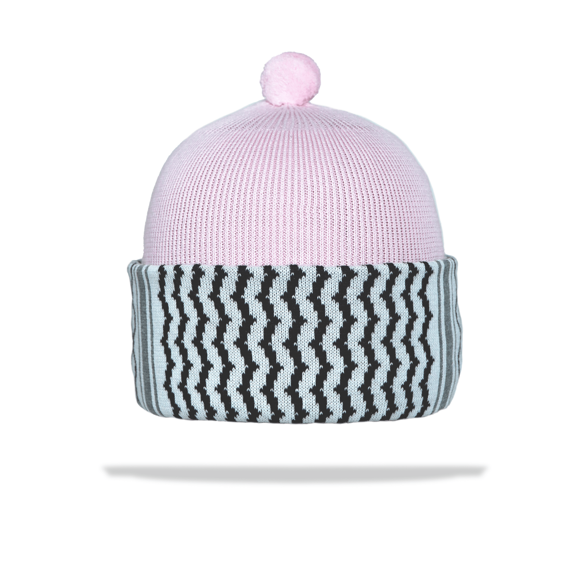 Burdaclothing Pink Palestine Kufiya Beanie Womens