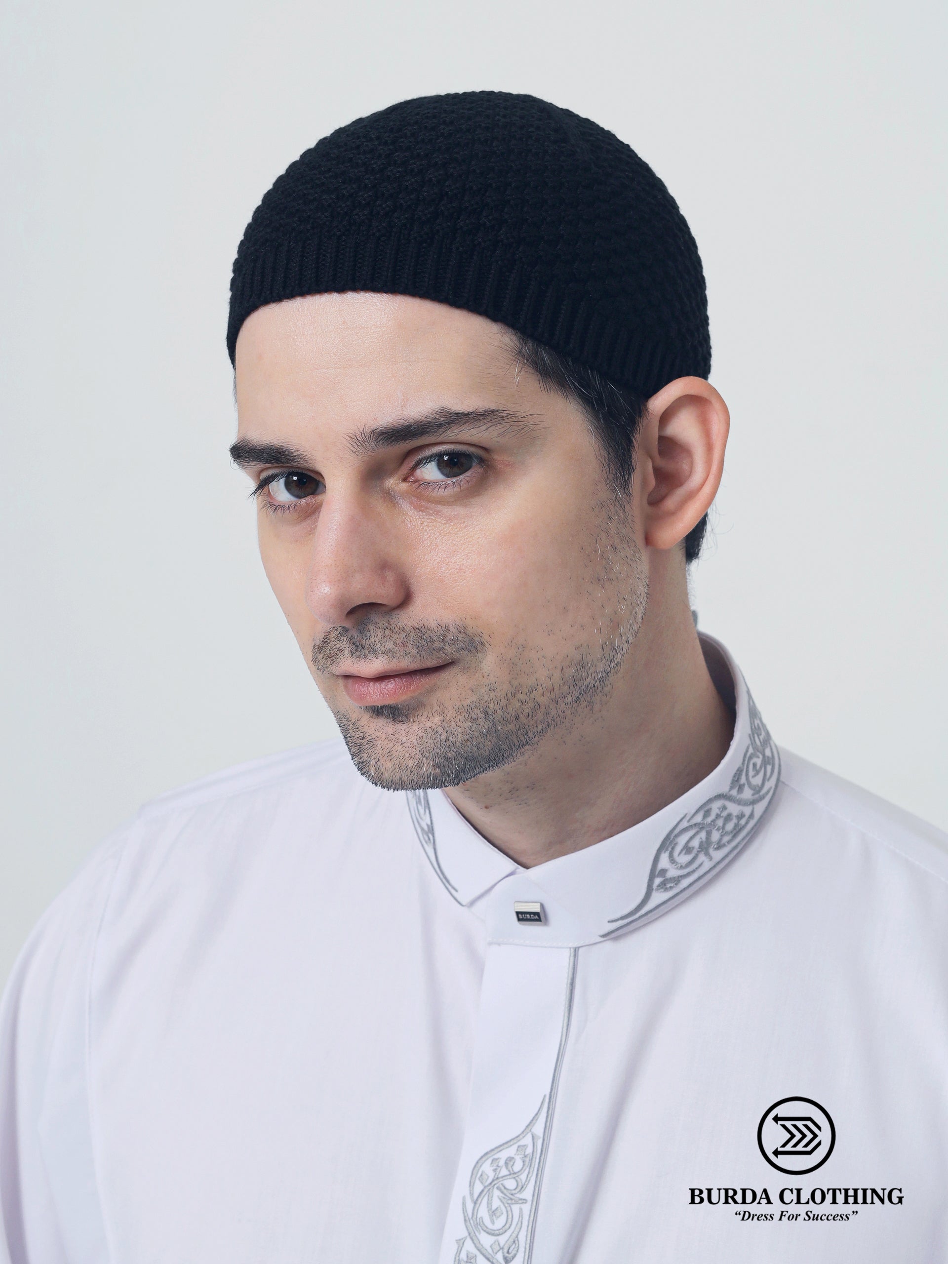 Premium Skull Kufi 04 Black by Burdaclothing