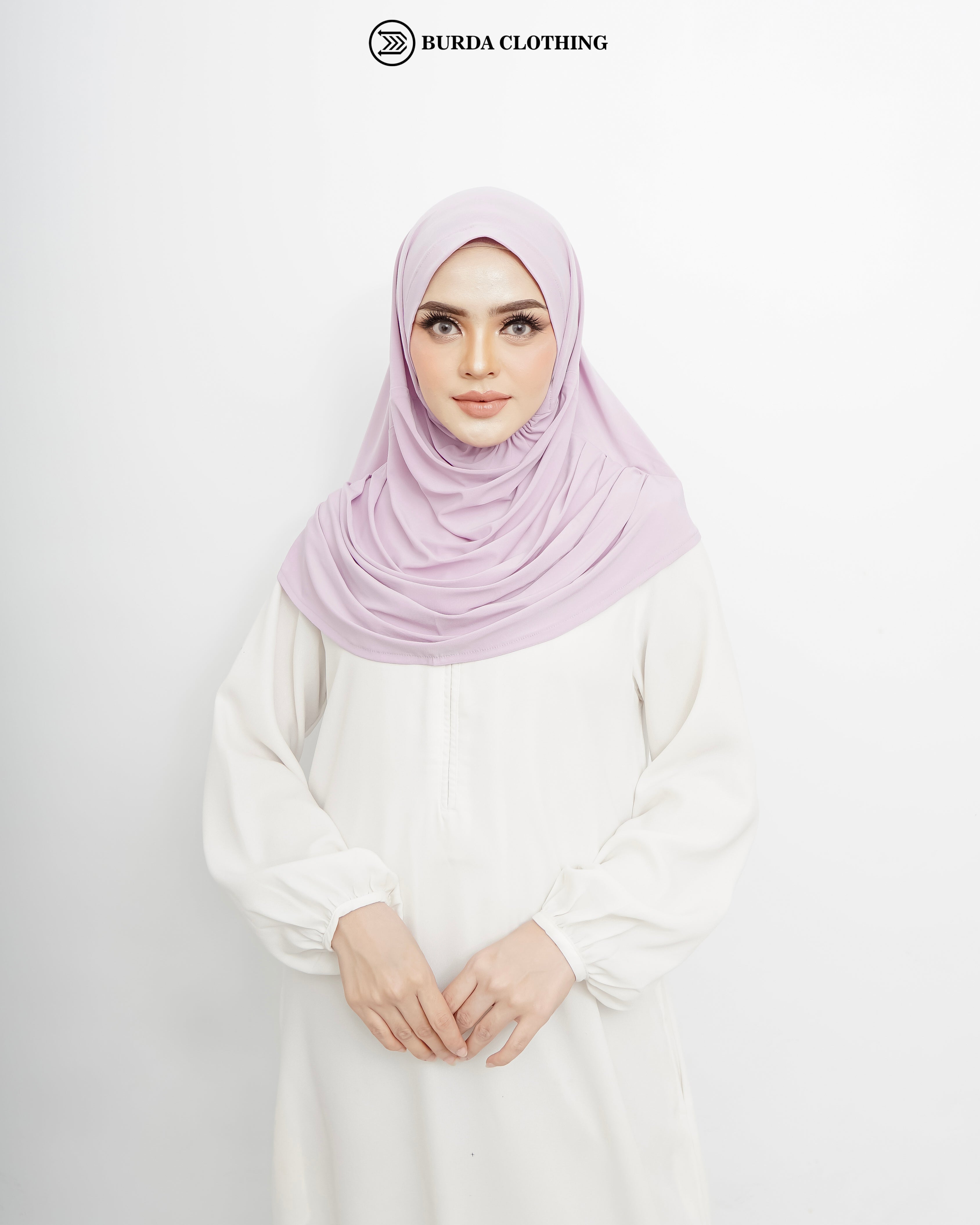 Pull on Hijab (Jersey) Lavender by Burdaclothing