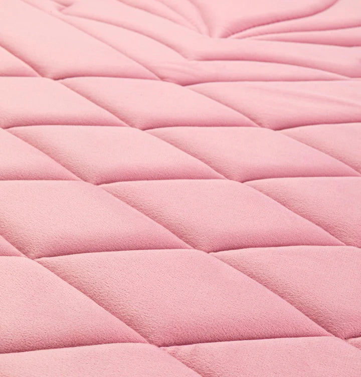 Quilted Foldable Foam Velvet Prayer Rug by Burdaclothing