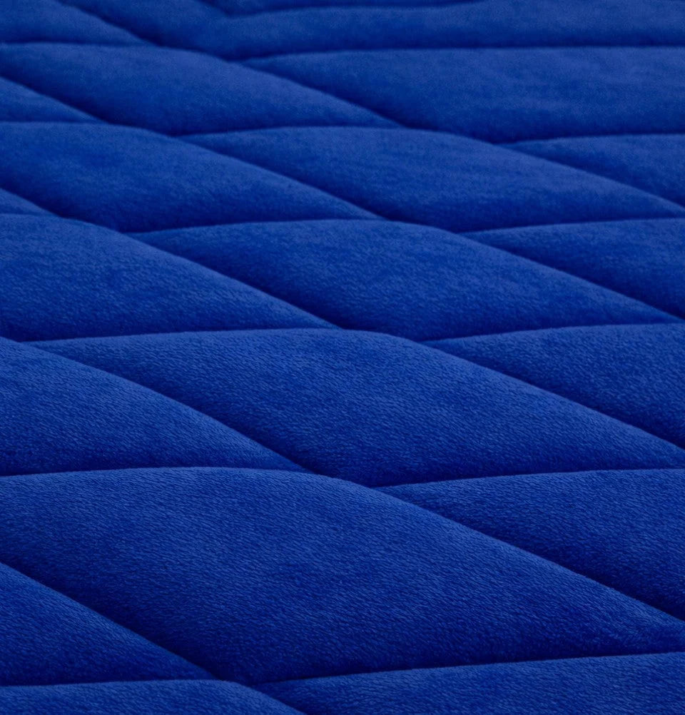 Quilted Foldable Foam Velvet Prayer Rug by Burdaclothing