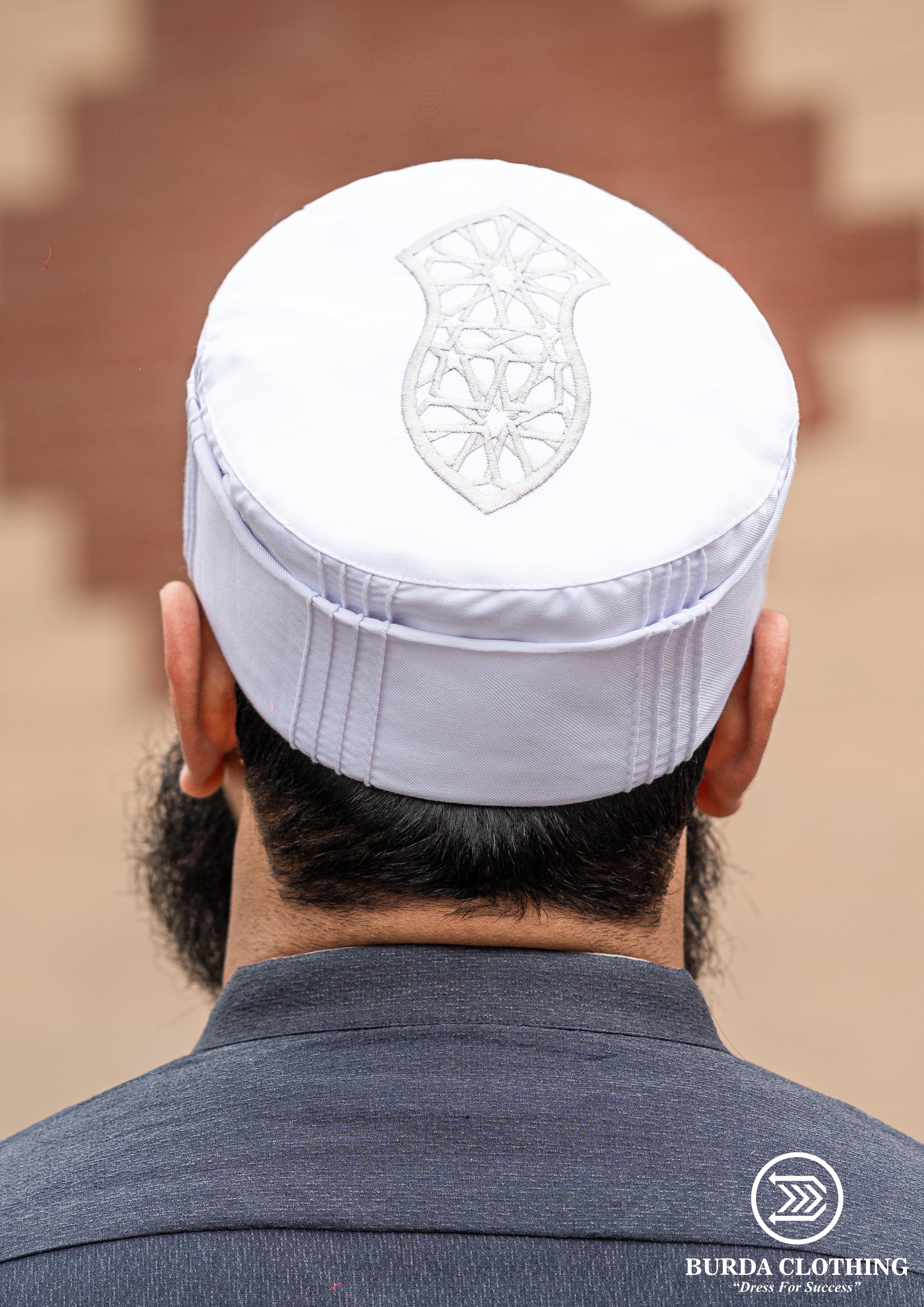 Sandal Folded Kufi by burdaclothing