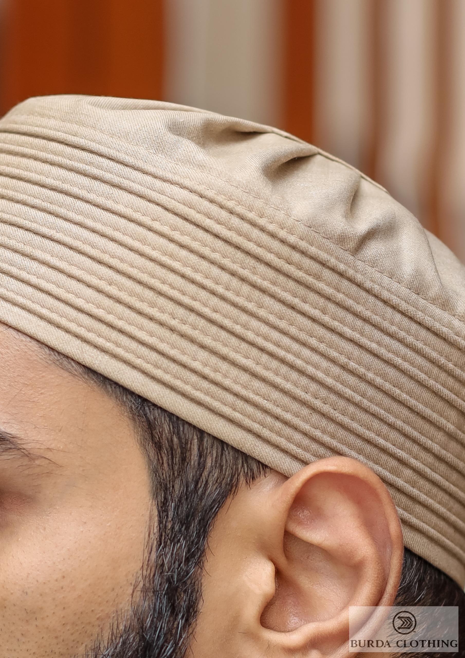 Burdaclothing Sandal Pleated Kufi S008