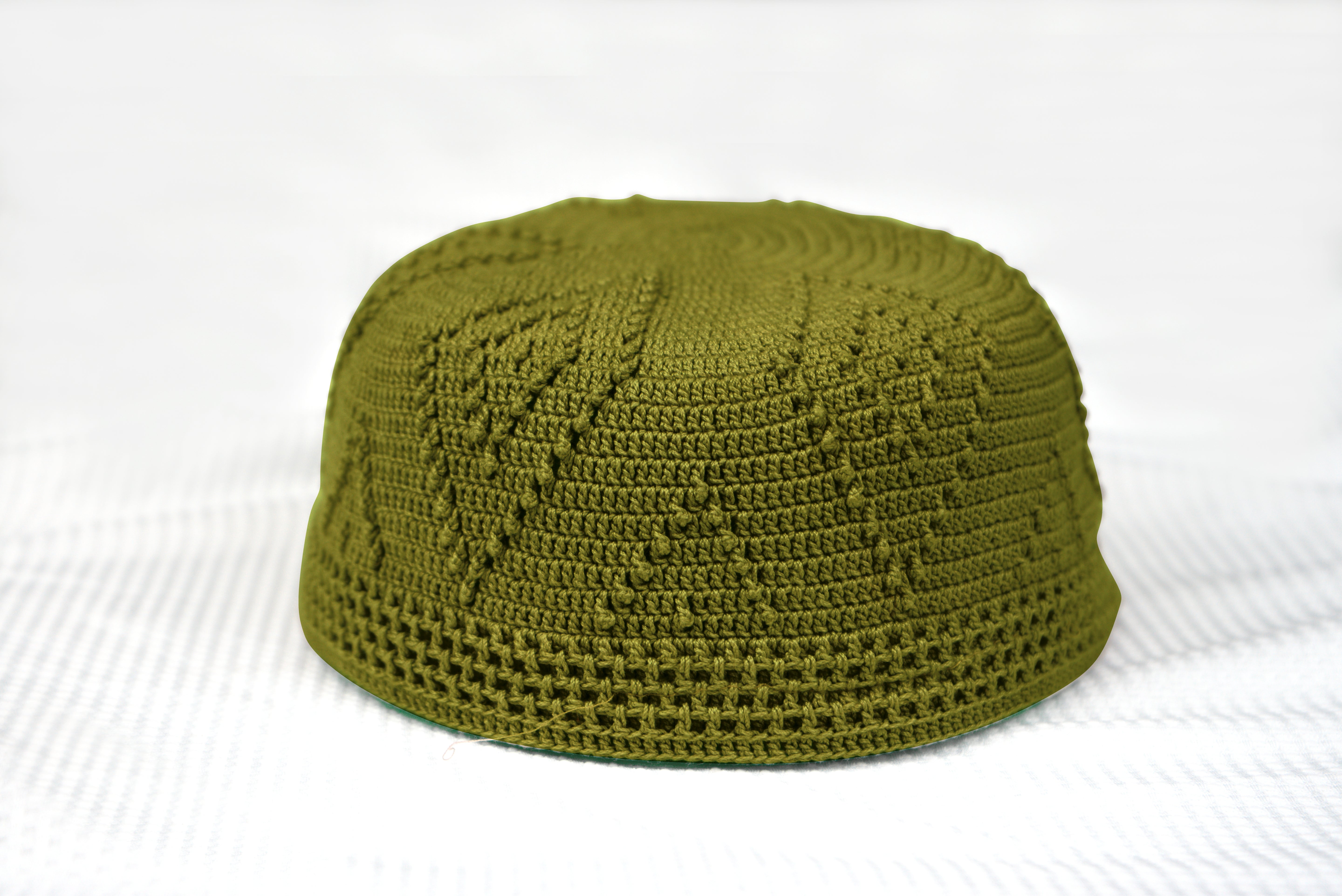 Skull Knit Cotton Kufi by Burdaclothing