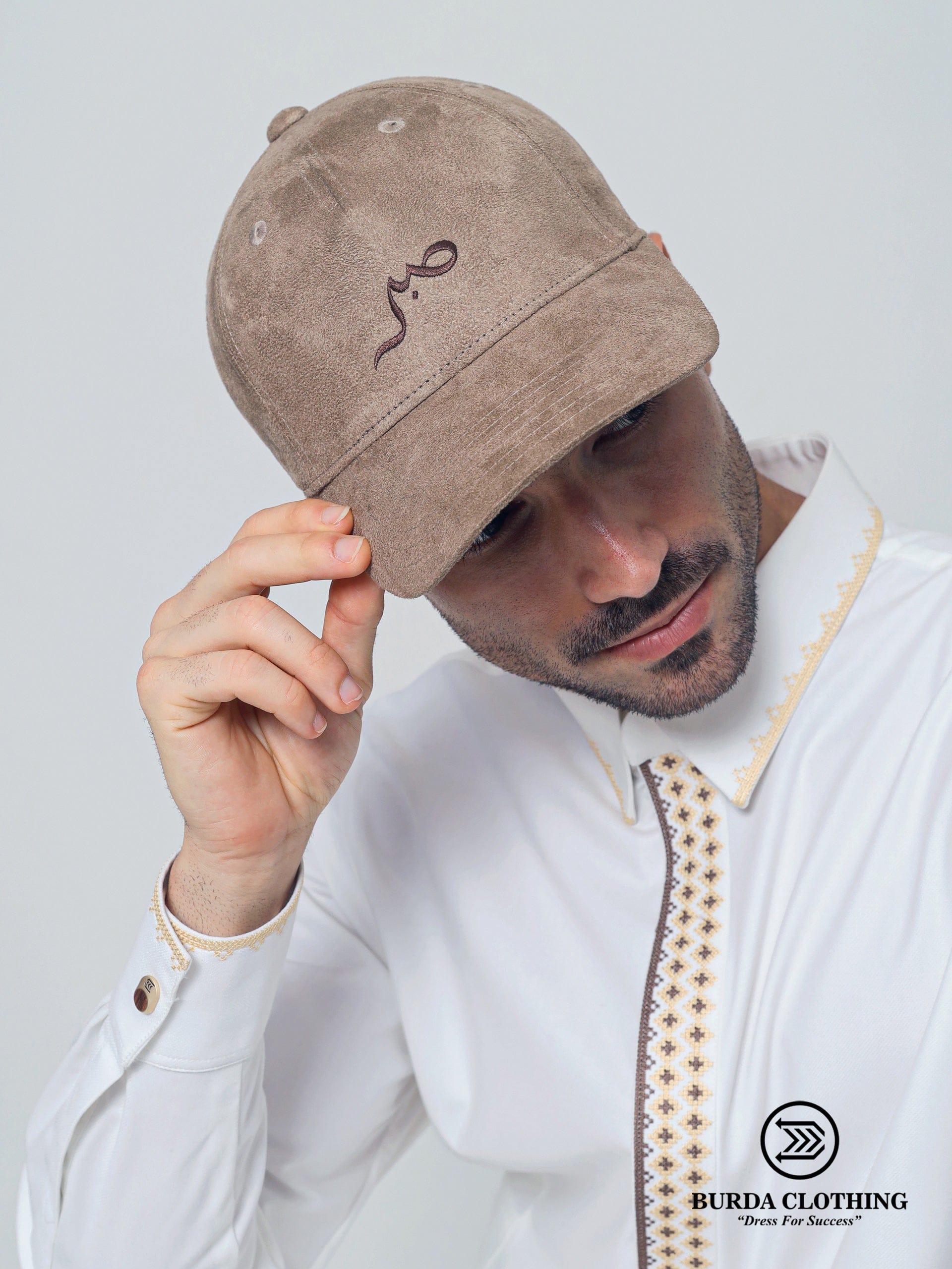 Suede Sabr Hat by Burdaclothing