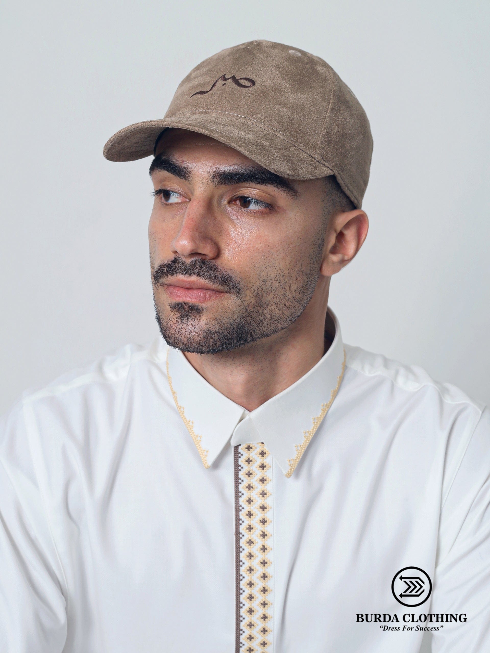 Suede Sabr Hat by Burdaclothing