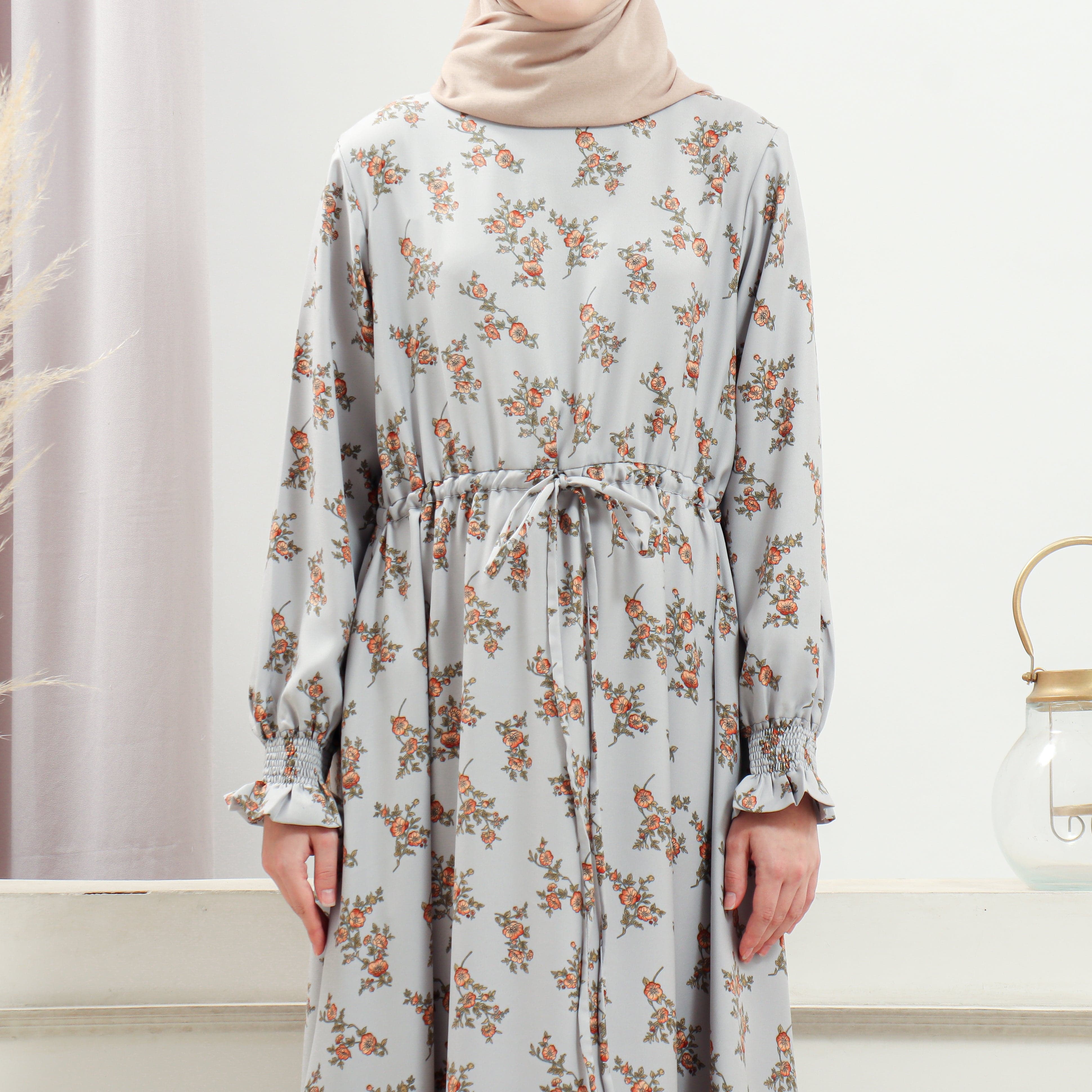 Burdaclothing Women's Gray Floral Dress (Copy)