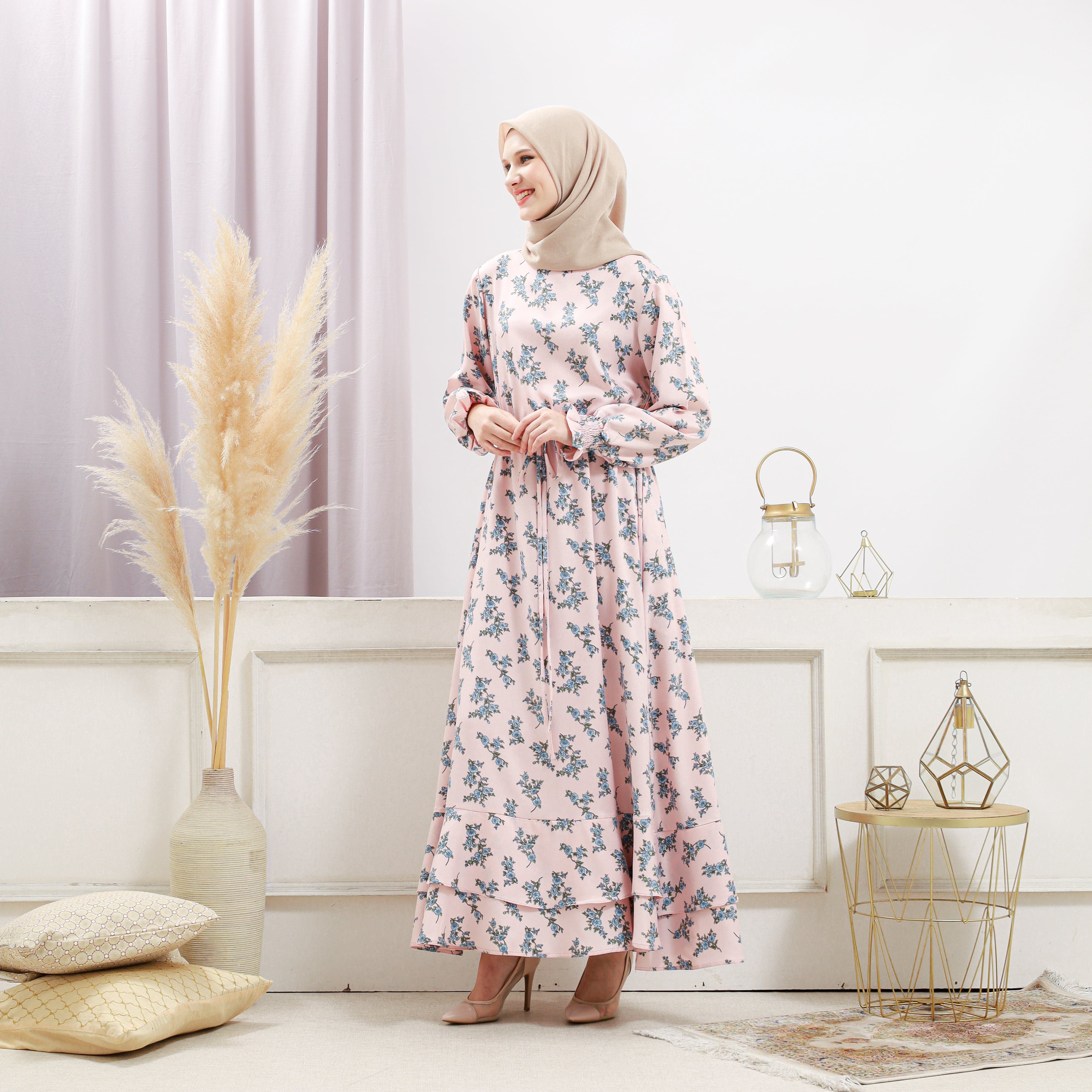 Burdaclothing Women's Pearl Floral Dress