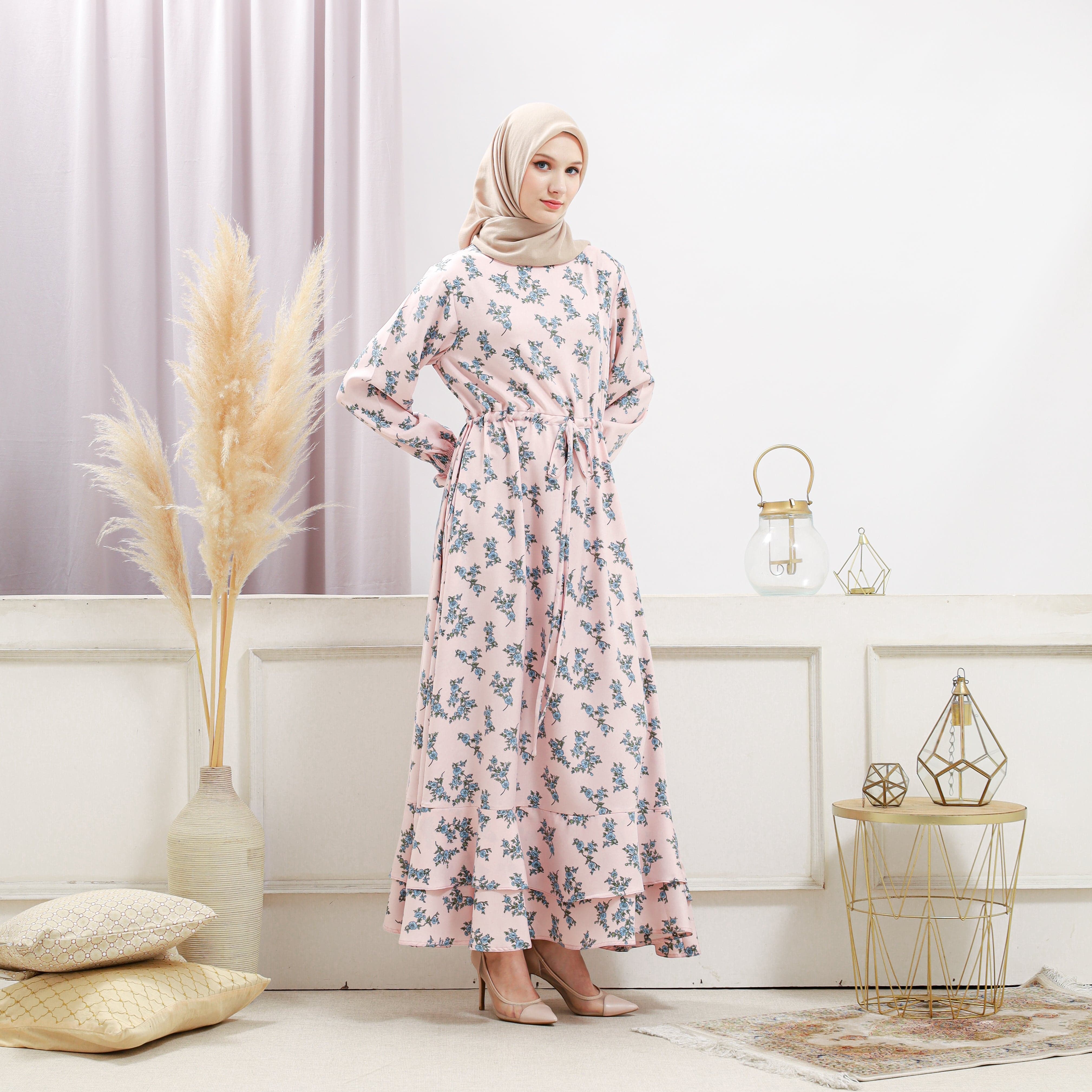 Burdaclothing Women's Pearl Floral Dress