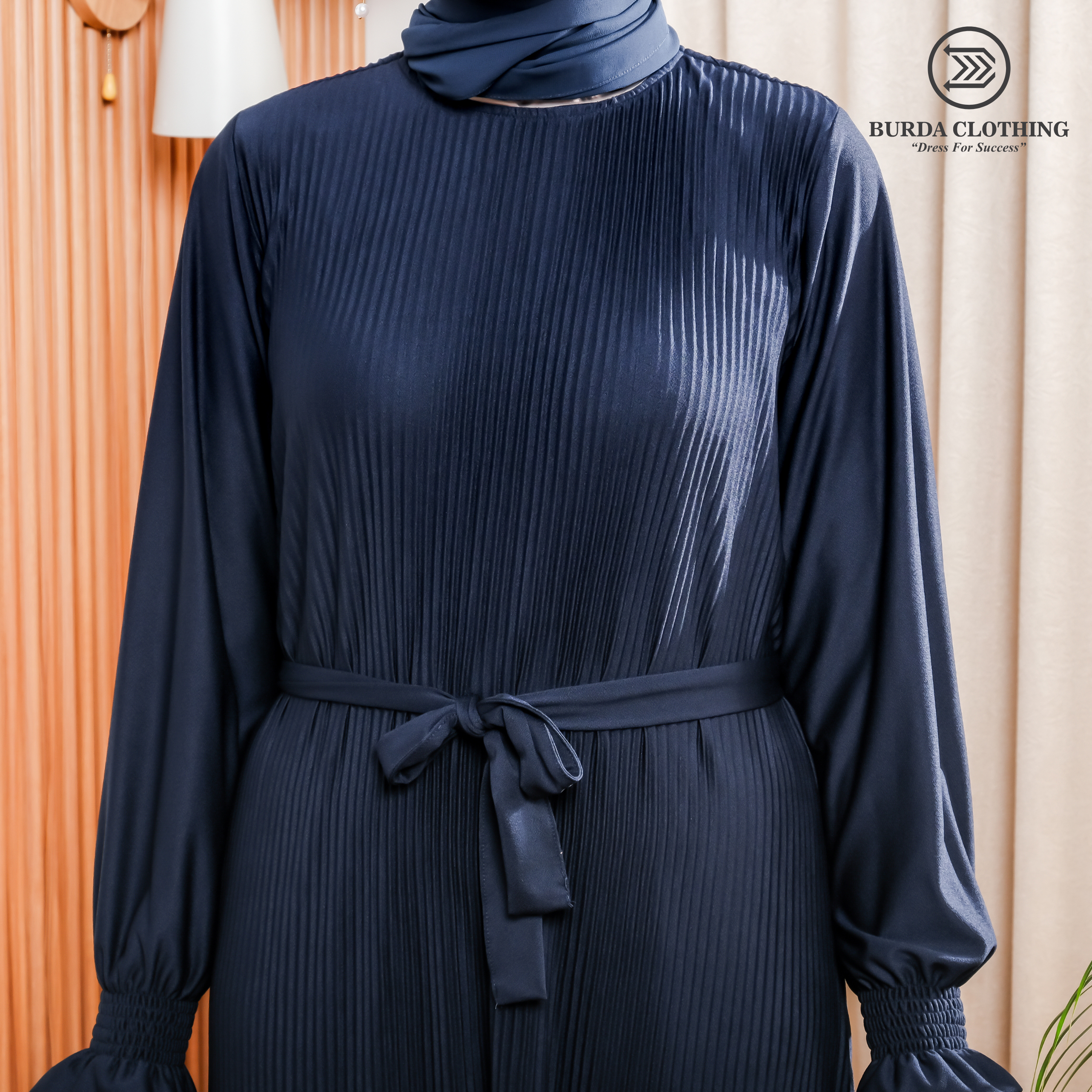 Women's Plain Dress Navy by Burdaclothing