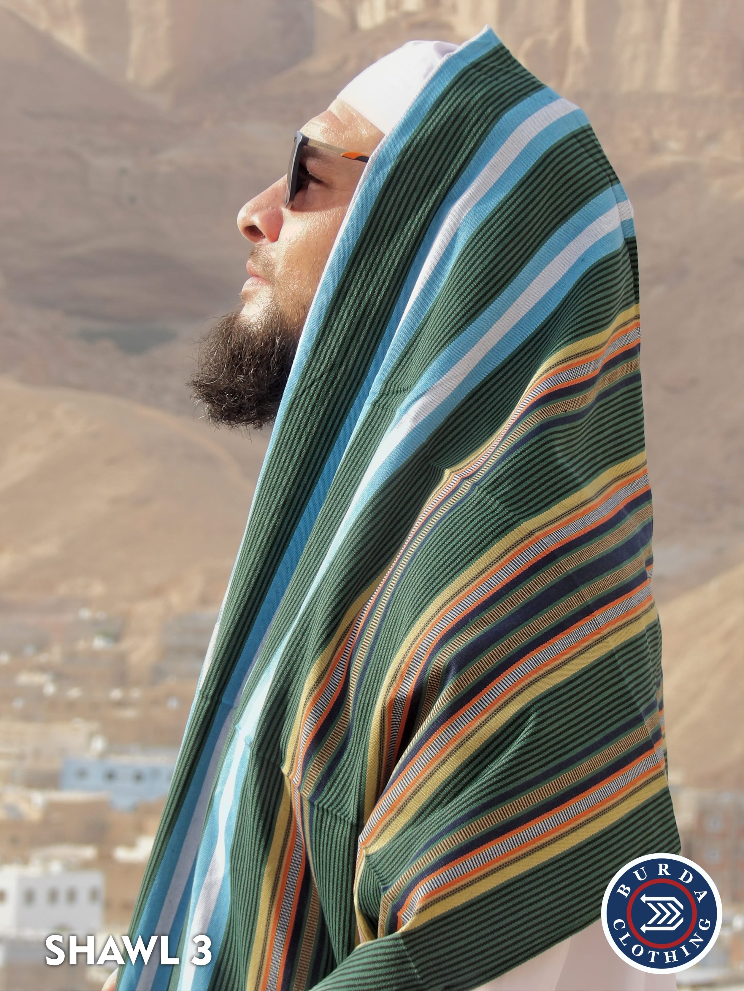 Yemeni Shawls Shawl Design 3 by Burdaclothing