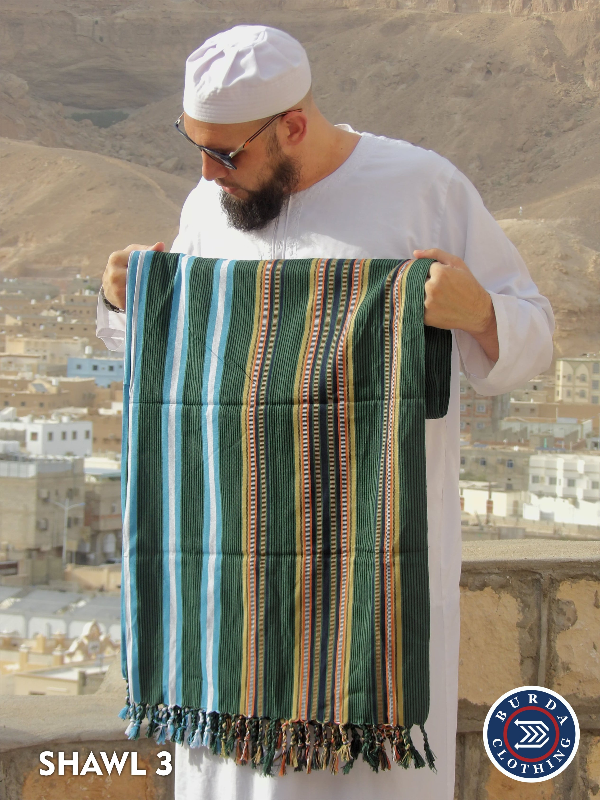 Yemeni Shawls Shawl Design 3 by Burdaclothing