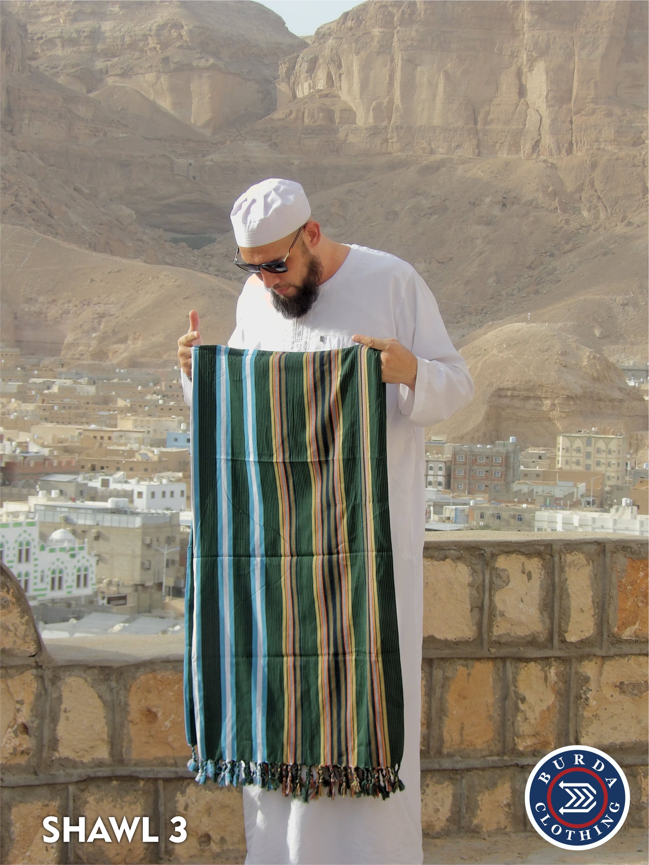 Yemeni Shawls Shawl Design 3 by Burdaclothing
