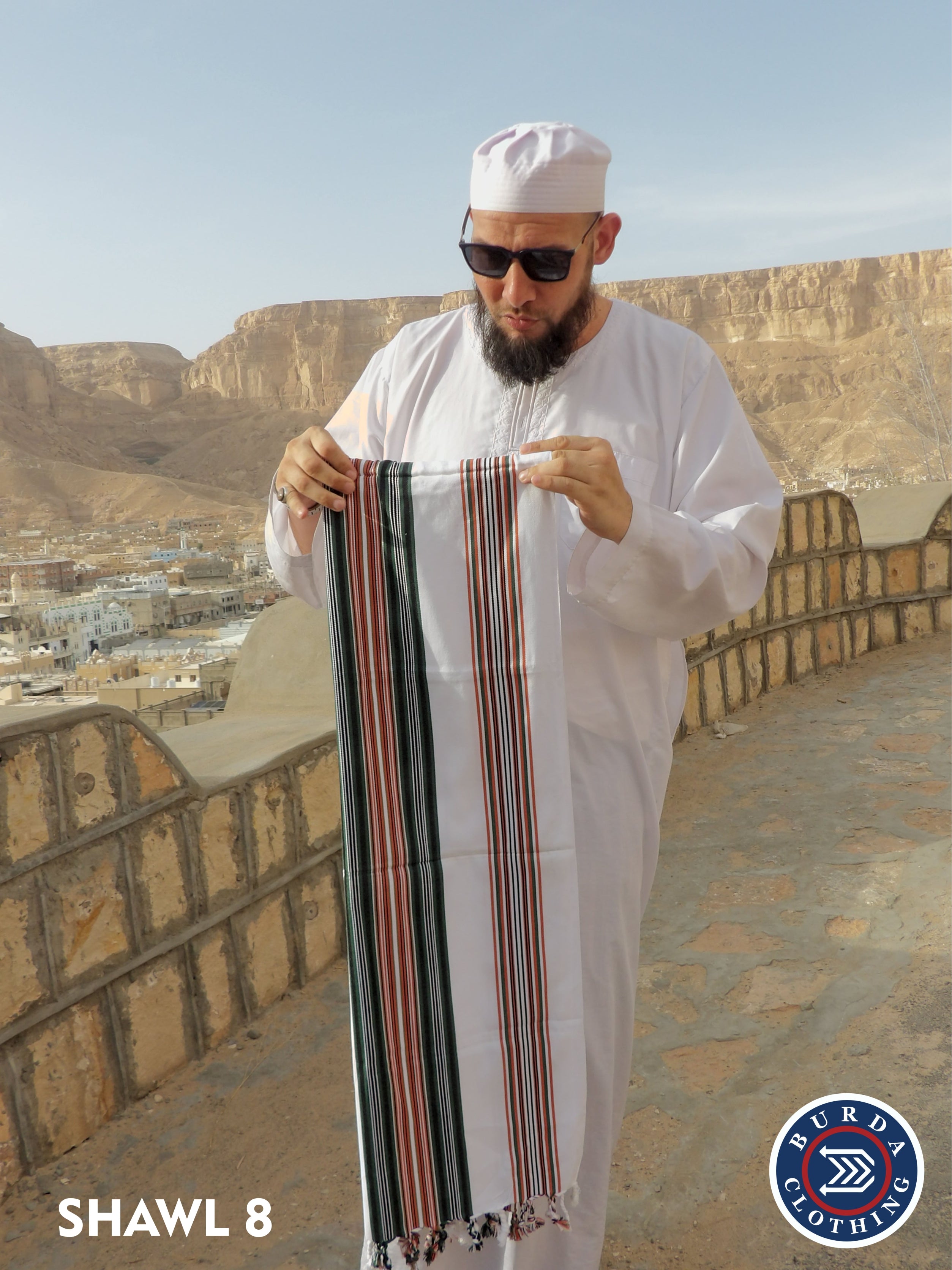 Yemeni Shawls Shawl Design 8 by Burdaclothing
