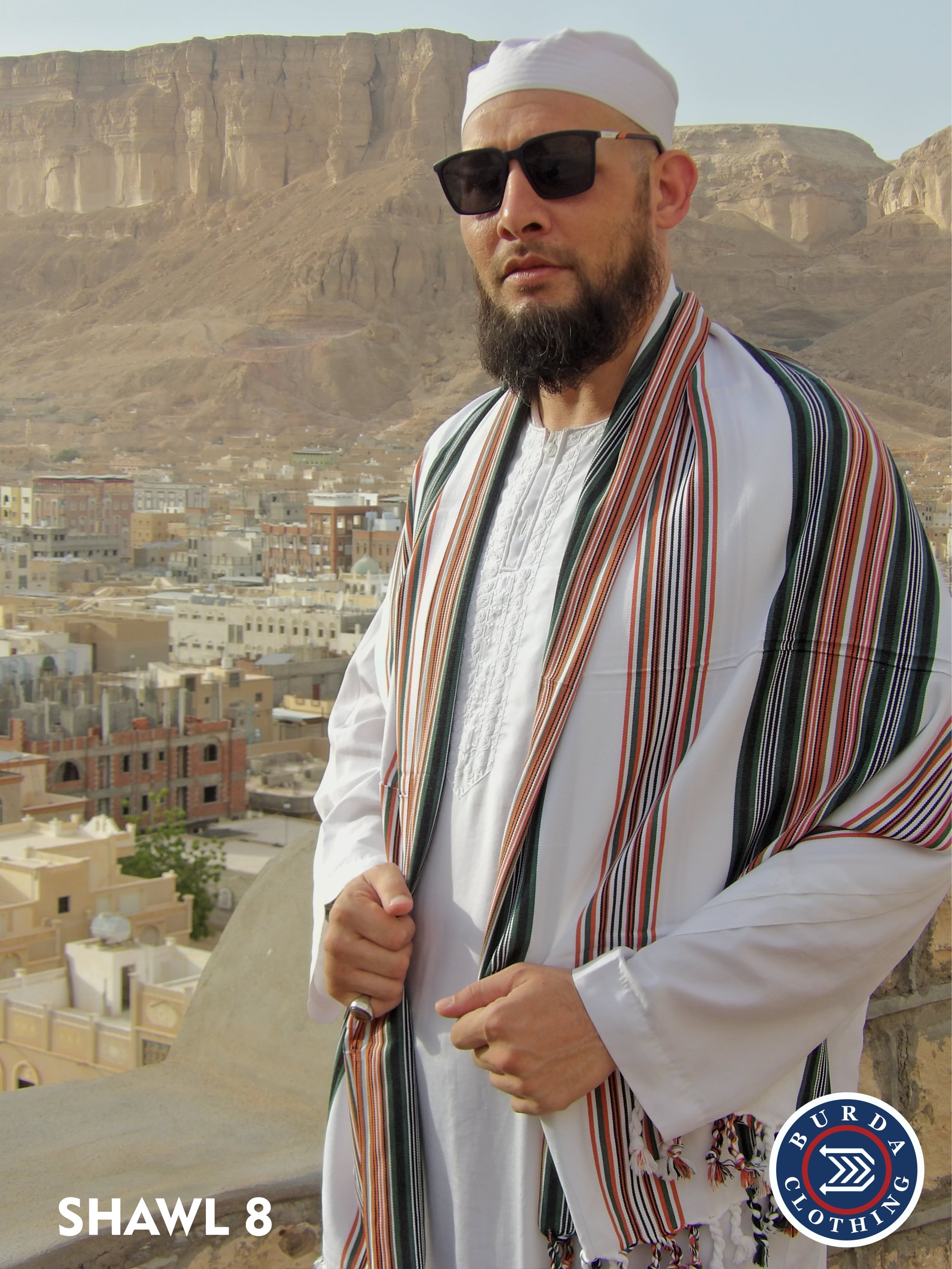 Yemeni Shawls Shawl Design 8 by Burdaclothing