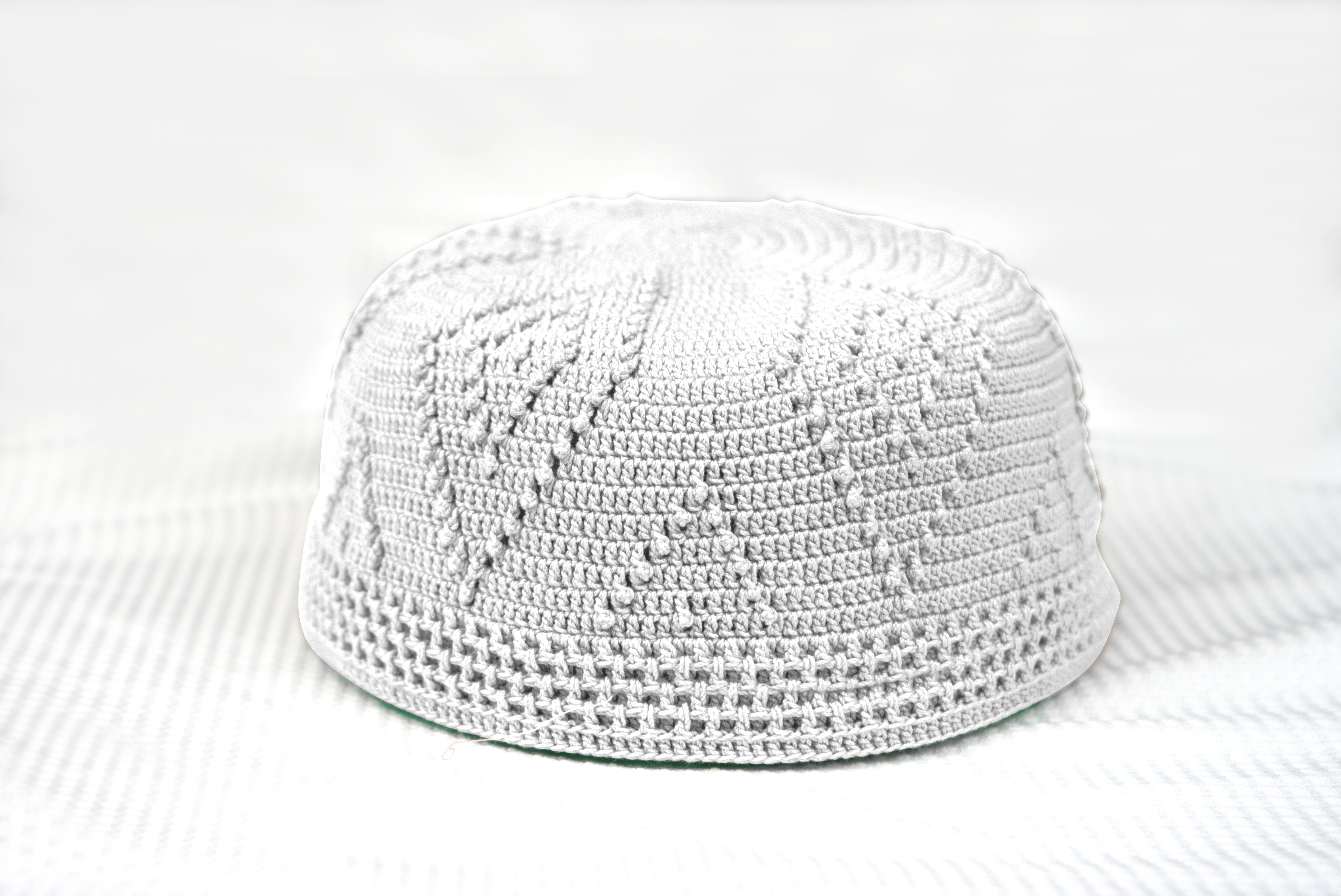 Kufi aus Baumwolle mit Totenkopfmuster