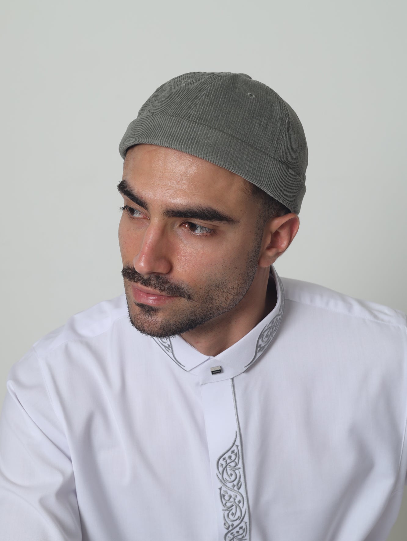 Corduroy Brimless Hat