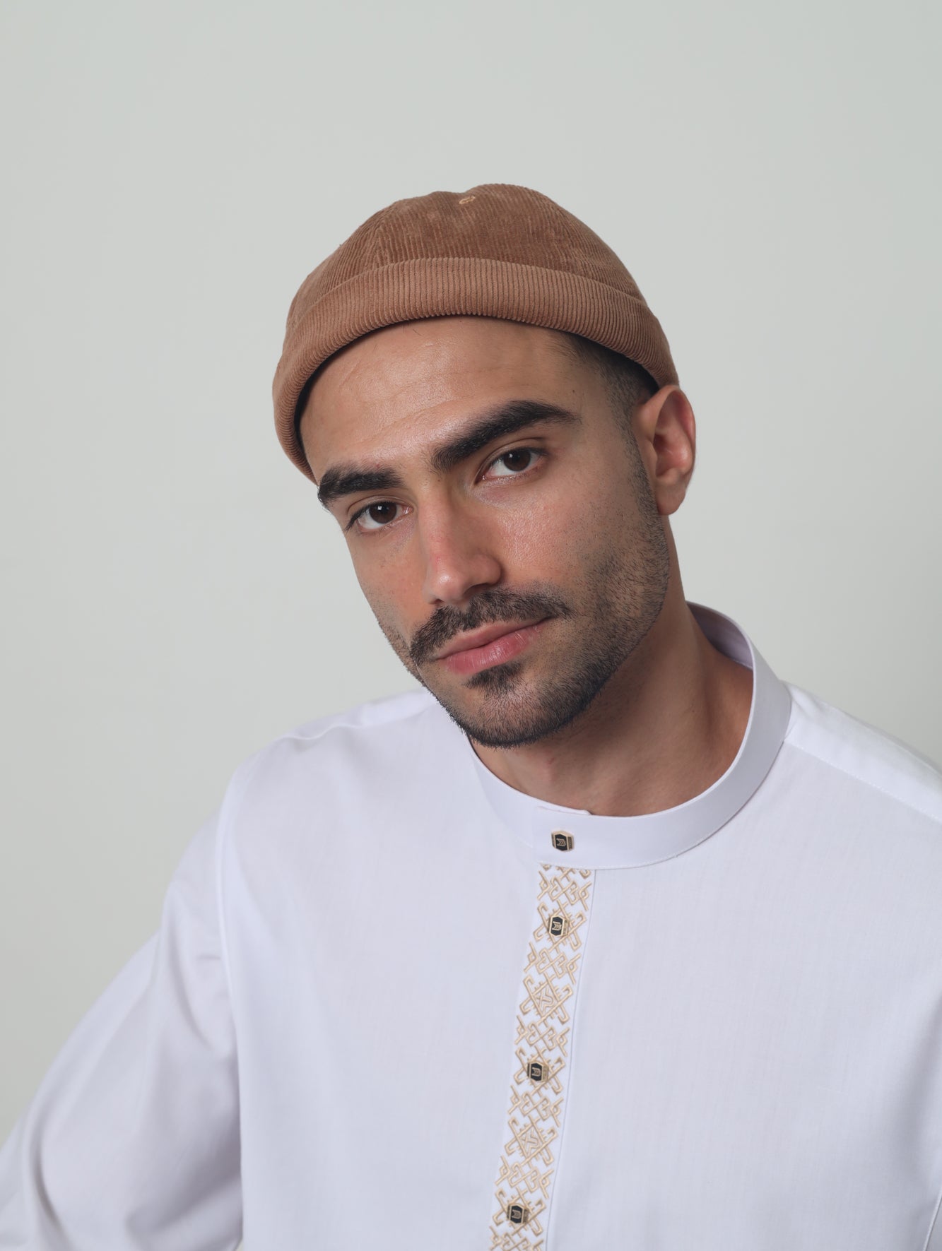 Corduroy Brimless Hat