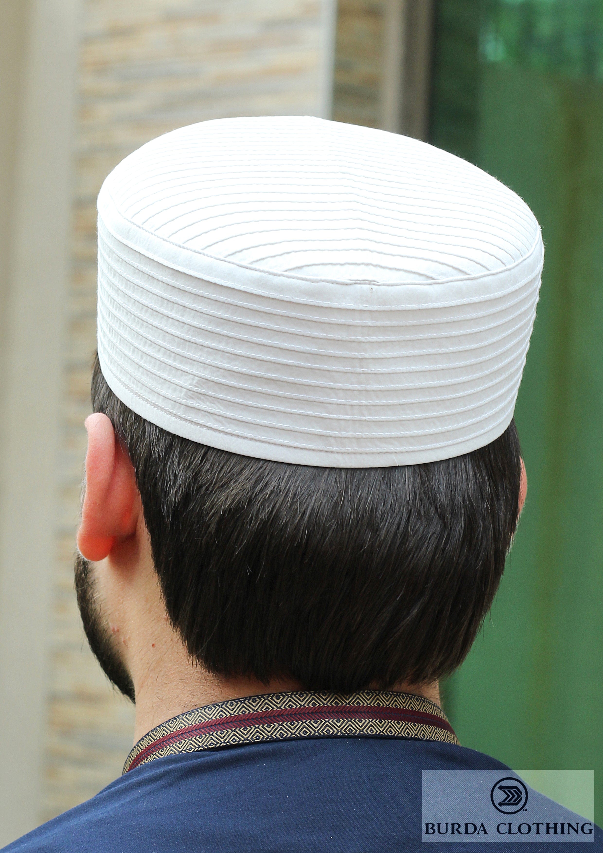 burdaclothing 21 / White Kufi P001