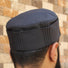 burdaclothing 21 XS Black Folded Kufi