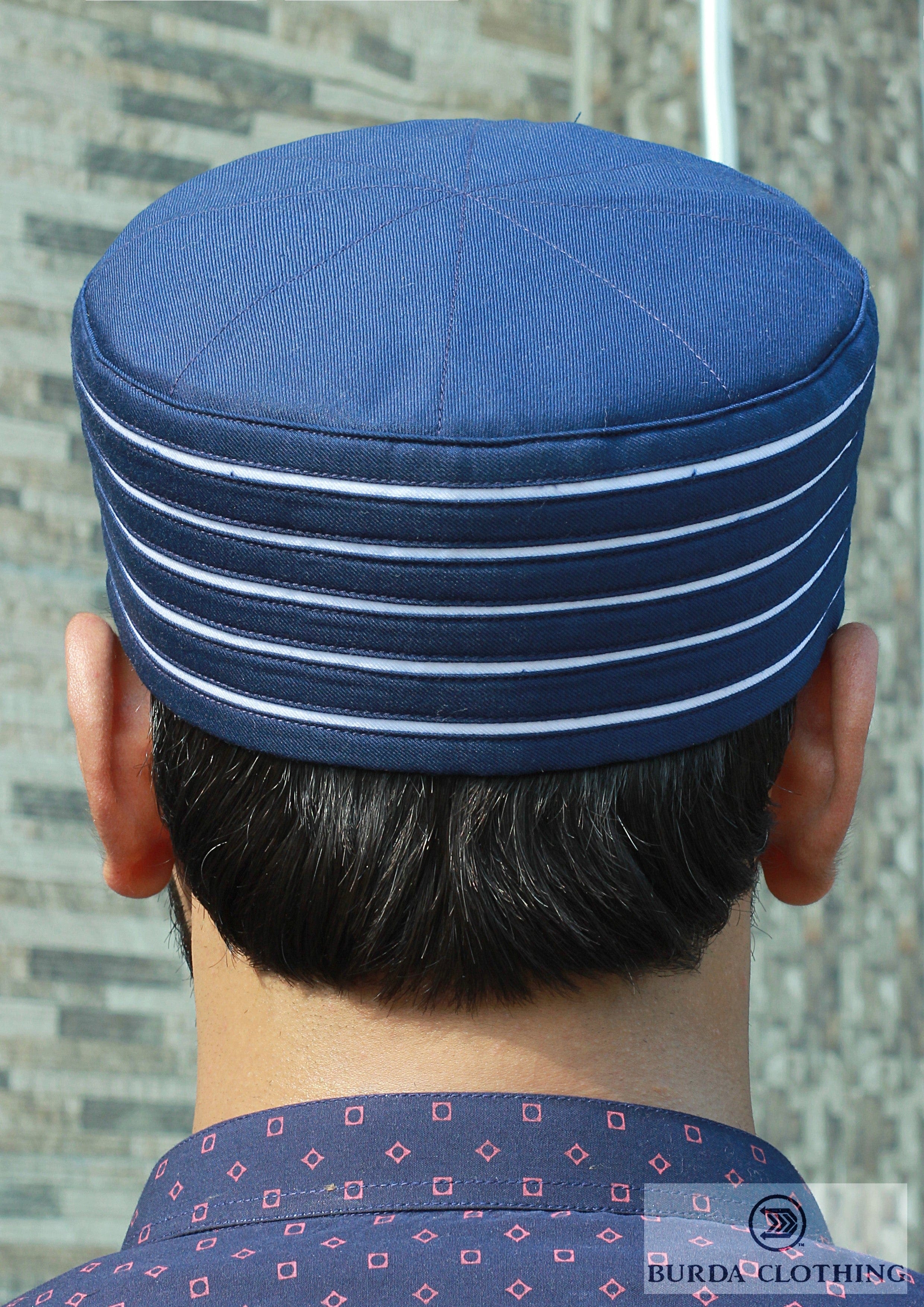 Burdaclothing 21 XS / BLUE & WHITE Kufi S015