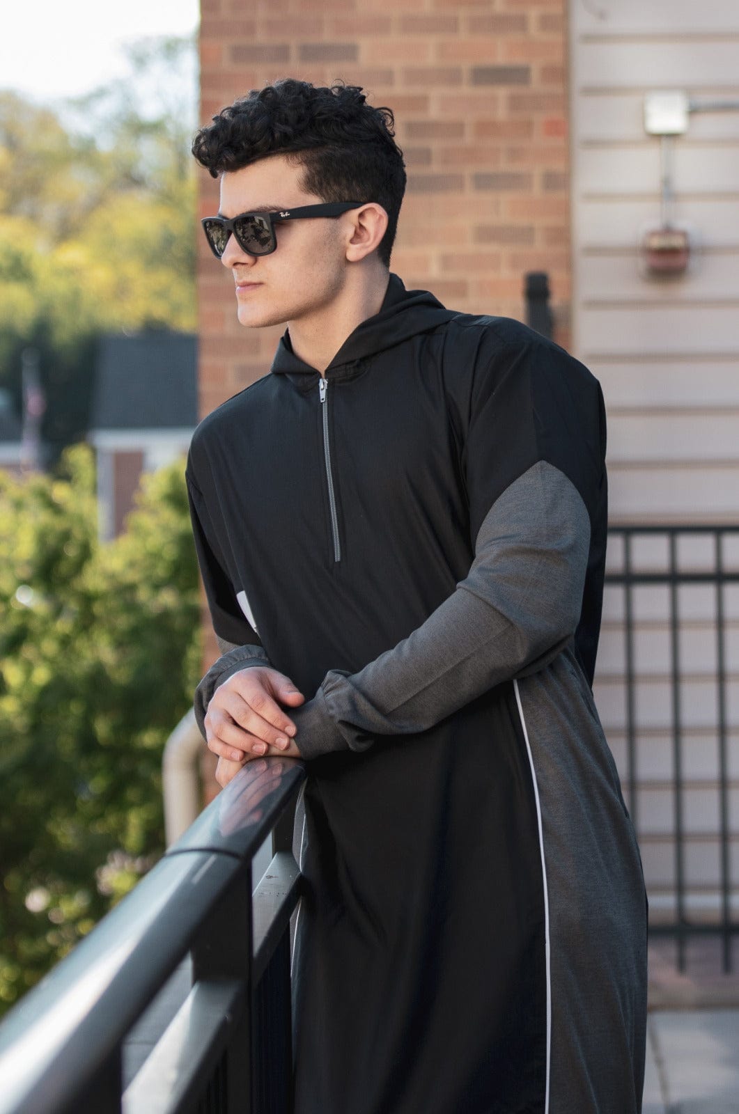 burdaclothing 60XL Blizzard Black Adult Thobe ( Father& Son)