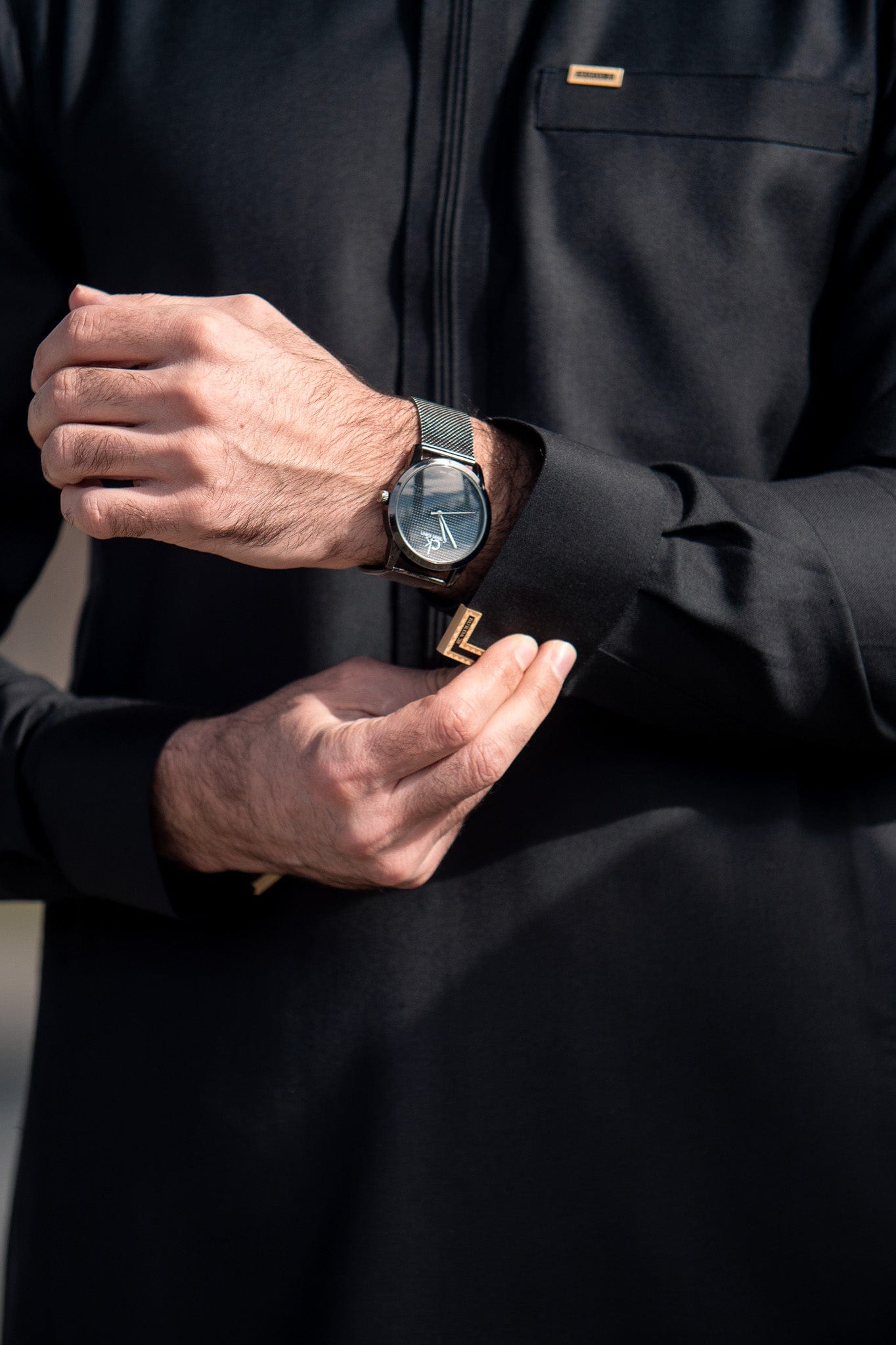 Burdaclothing Adult Premium Thobe 507 Black