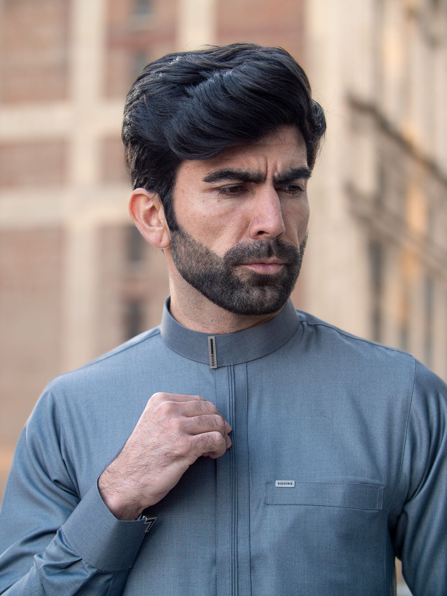 Burdaclothing Adult Premium Thobe 507 Gray