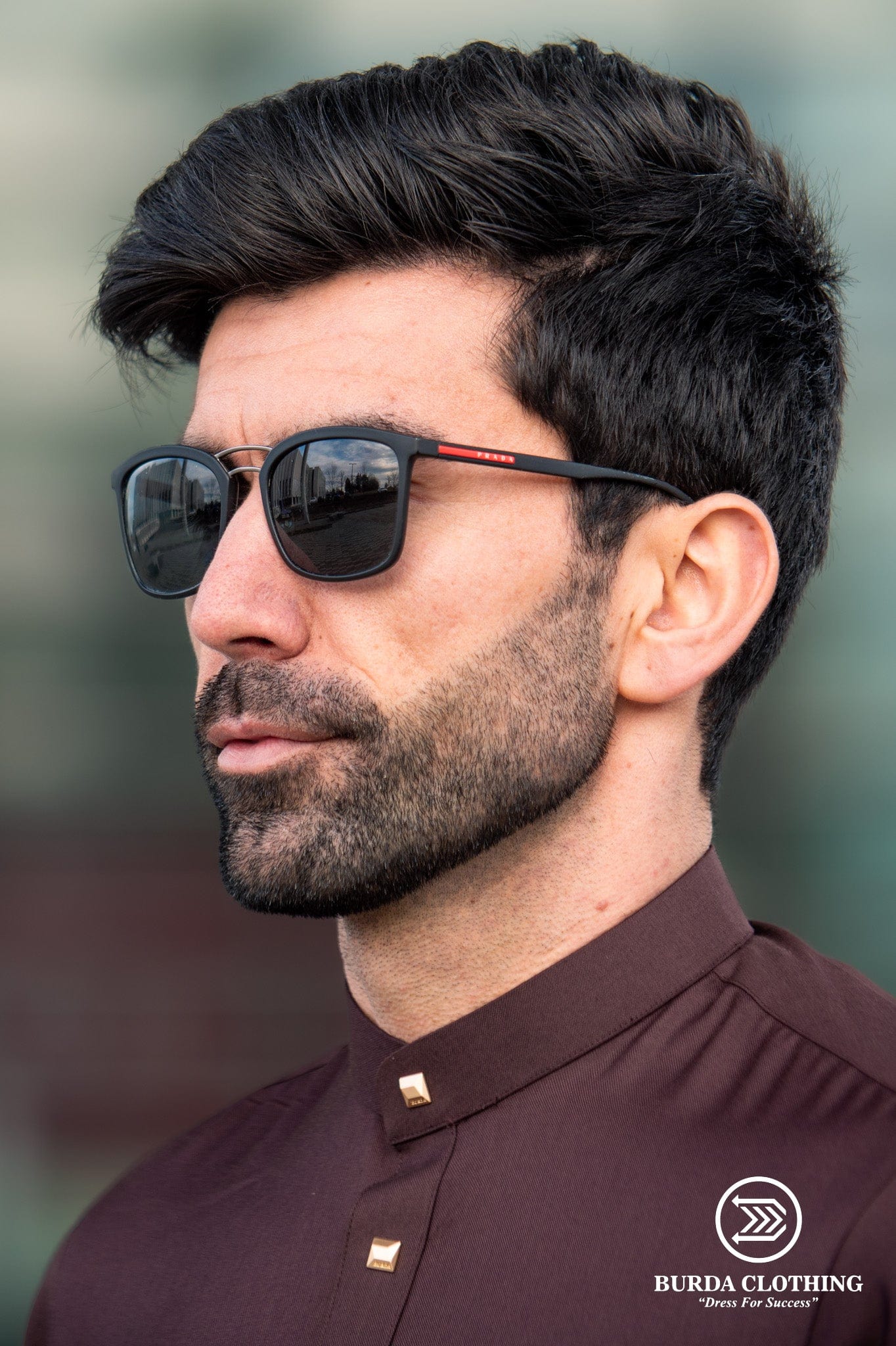 Burdaclothing Adult Thobe 509 Maroon  ( FATHER & SON)