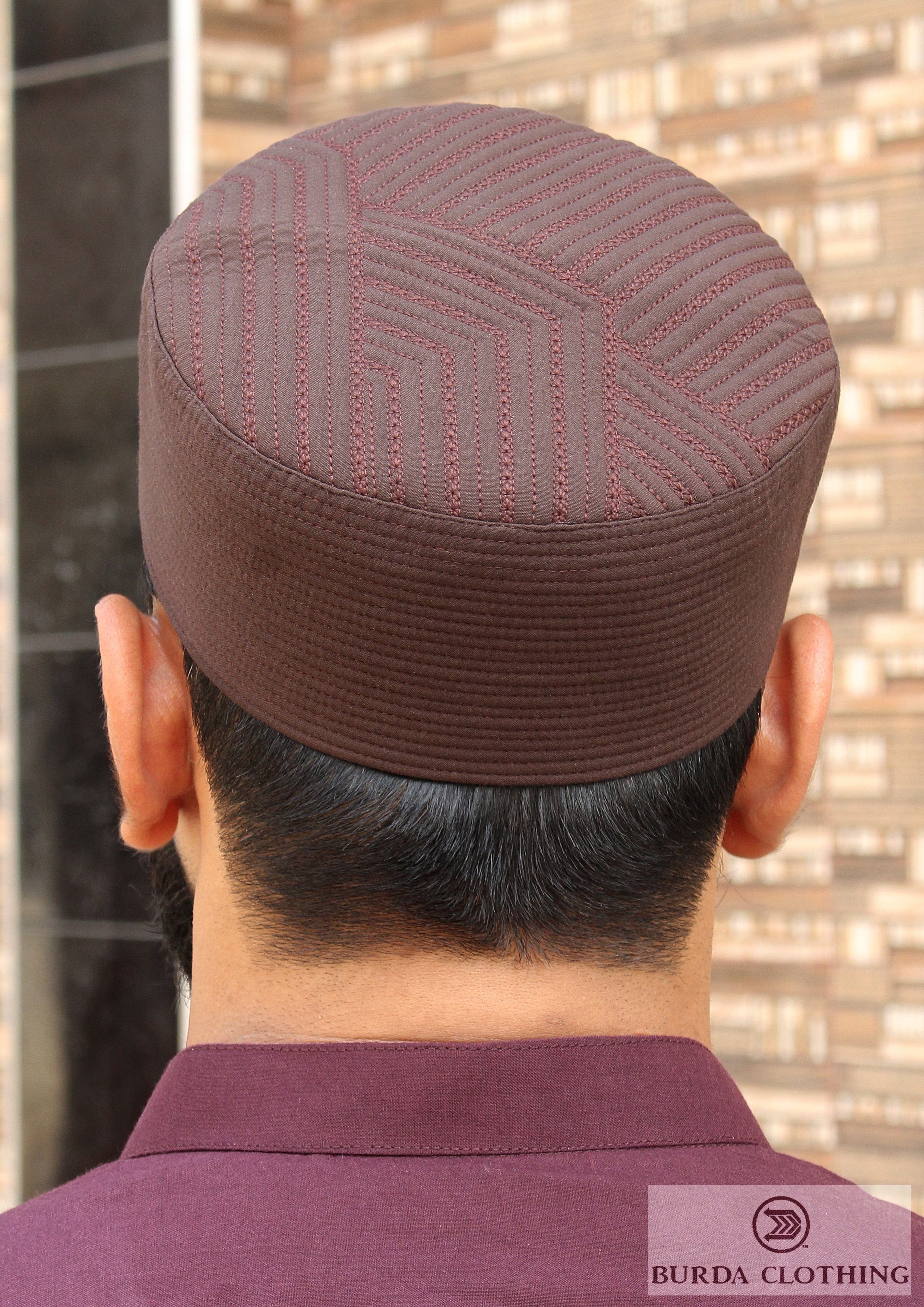 Burdaclothing BROWN / 21" XS Platinum Kufi 07 (Click to see 3 more color)