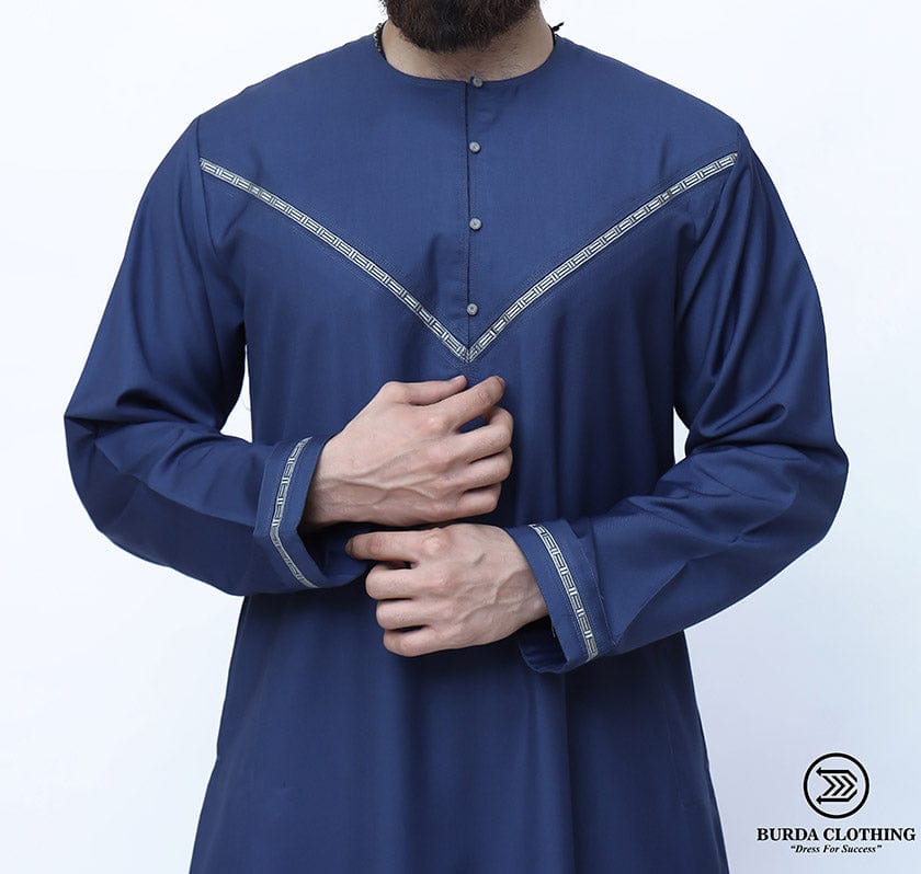 burdaclothing Emirati Adult Thobe (Blue Edition)