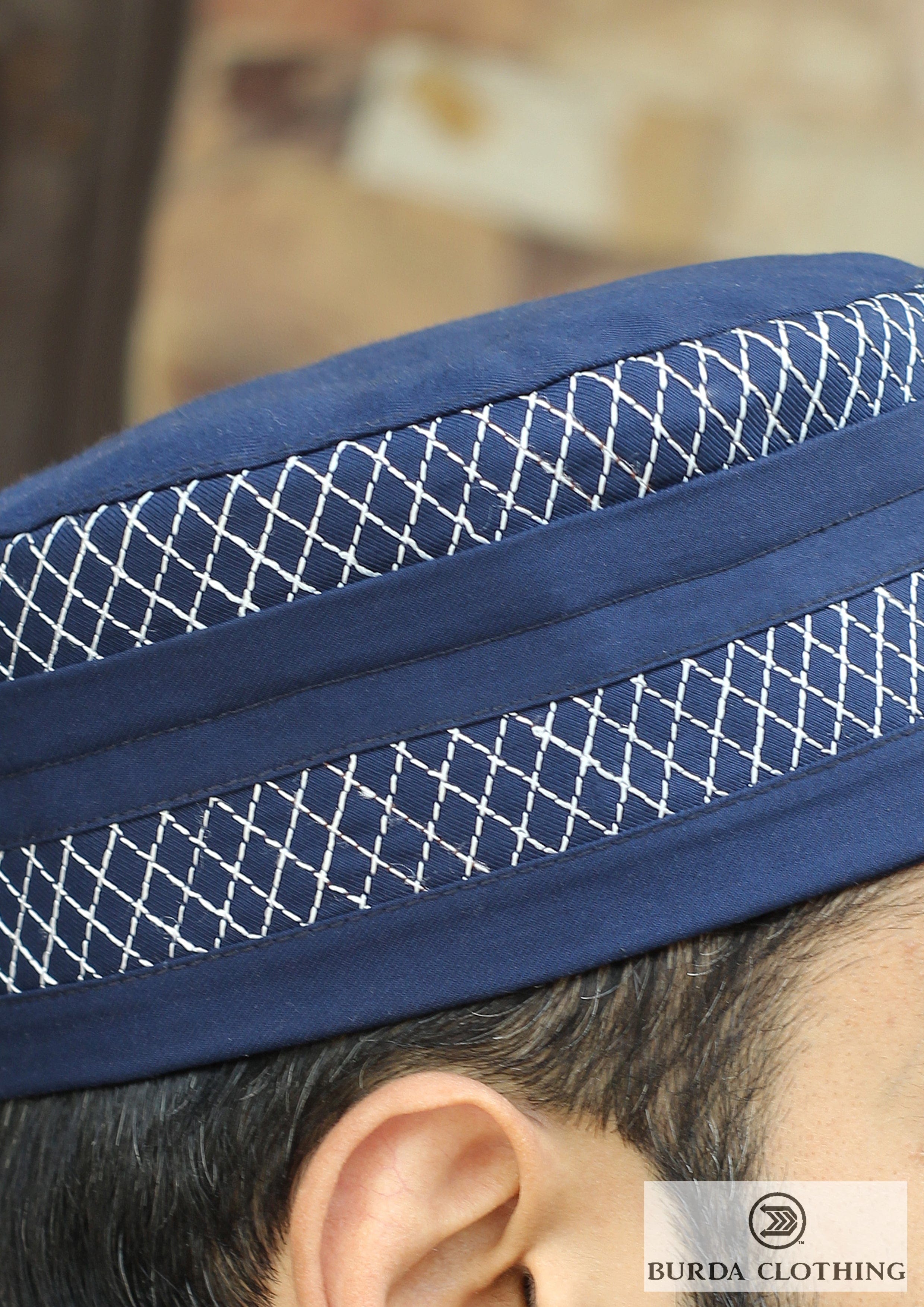 Burdaclothing Folded Embroidery Kufi