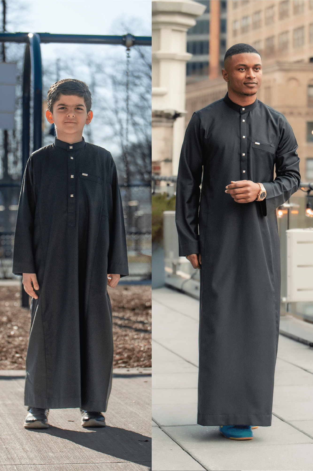 Burdaclothing KIDS THOBE 509 BLACK (Father & Son)