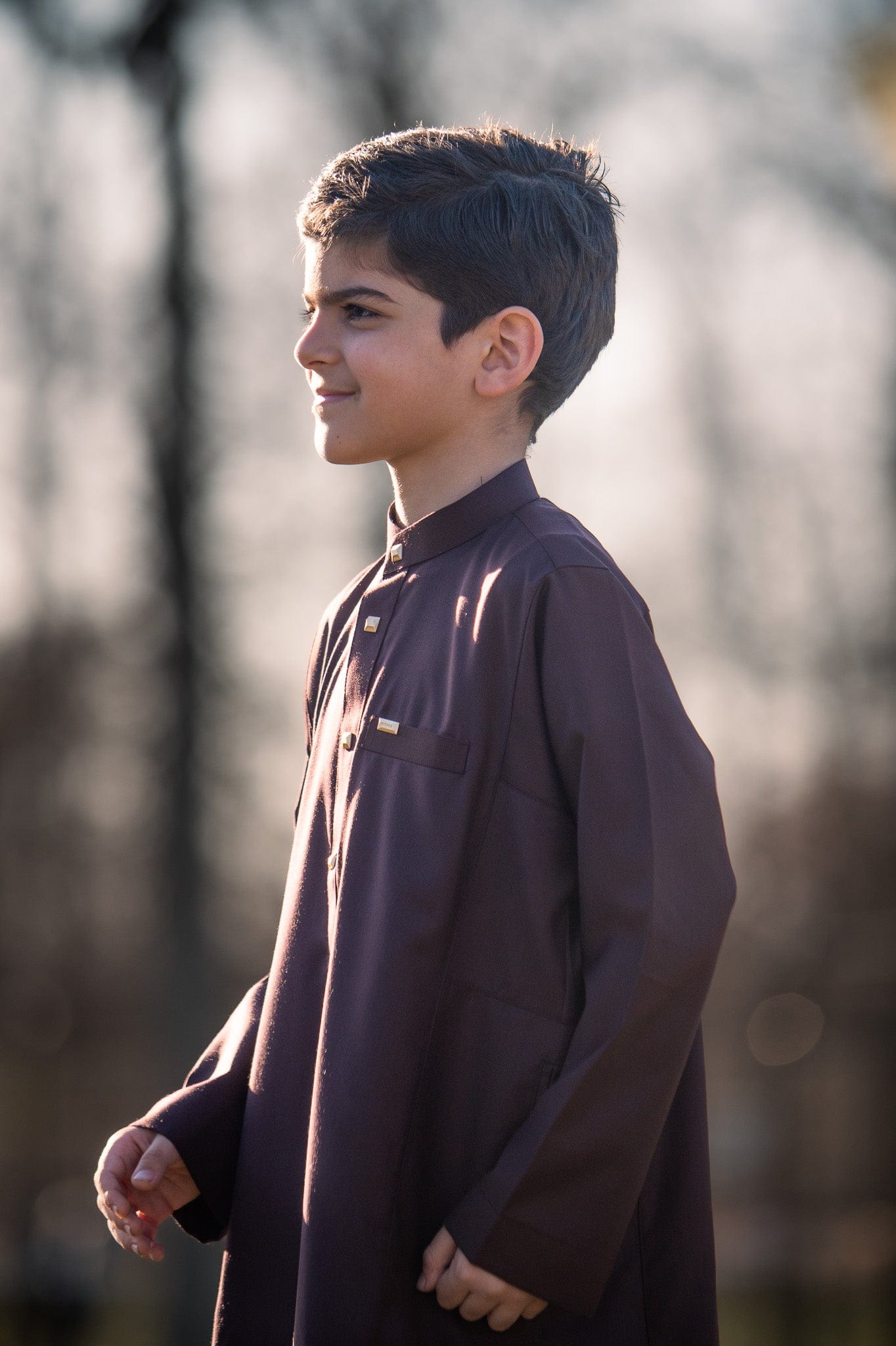 Burdaclothing KIDS THOBE 509 MAROON (Father & Son)